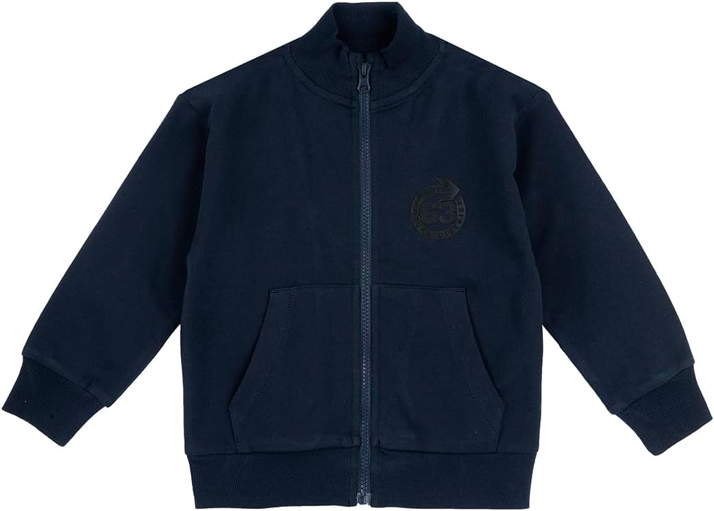 Thumbnail 3 de Chicco Felpa con Zip in Cotone Non Felpata, Unisex – Pacco da 1