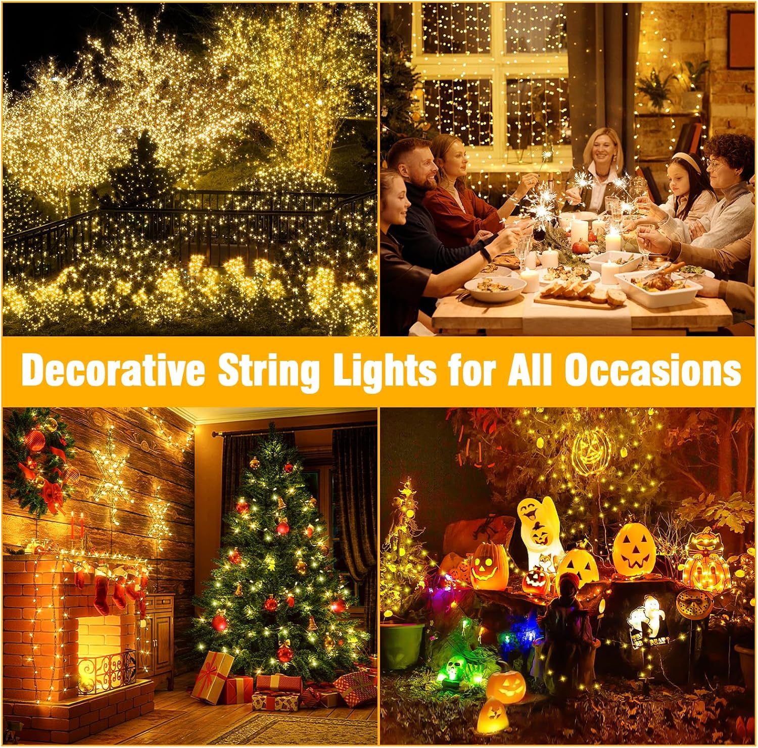 Detalle de Nisocy LED String Lights 33FT