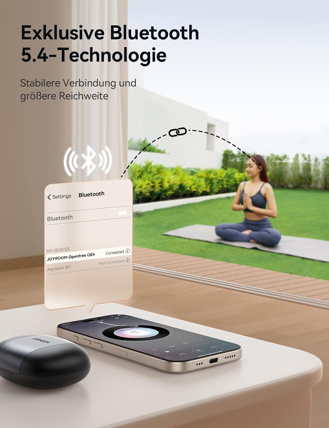 Thumbnail 5 de JOYROOM Open Ear Kopfhörer Bluetooth 5.4, 50 Std. Spielzeit