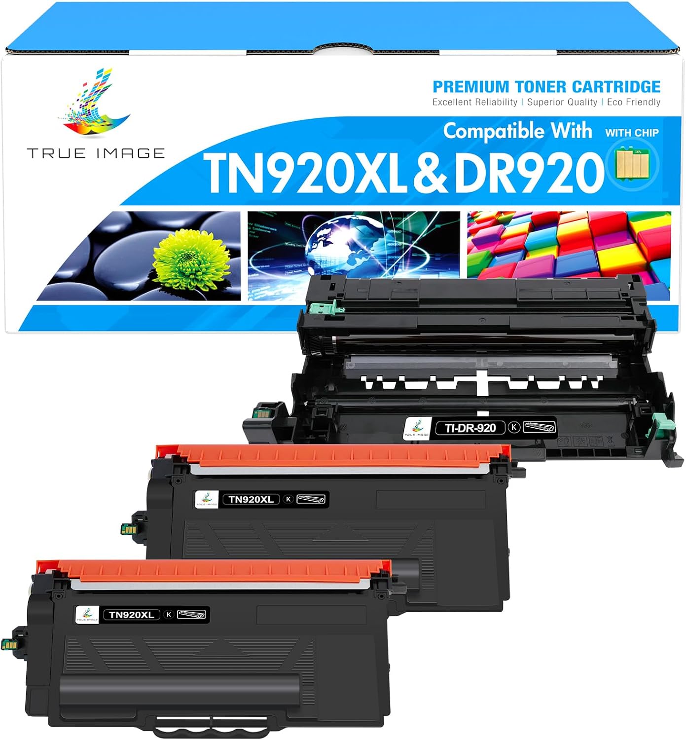 Detalle de TRUE IMAGE Toner and Drum Set TN920XL