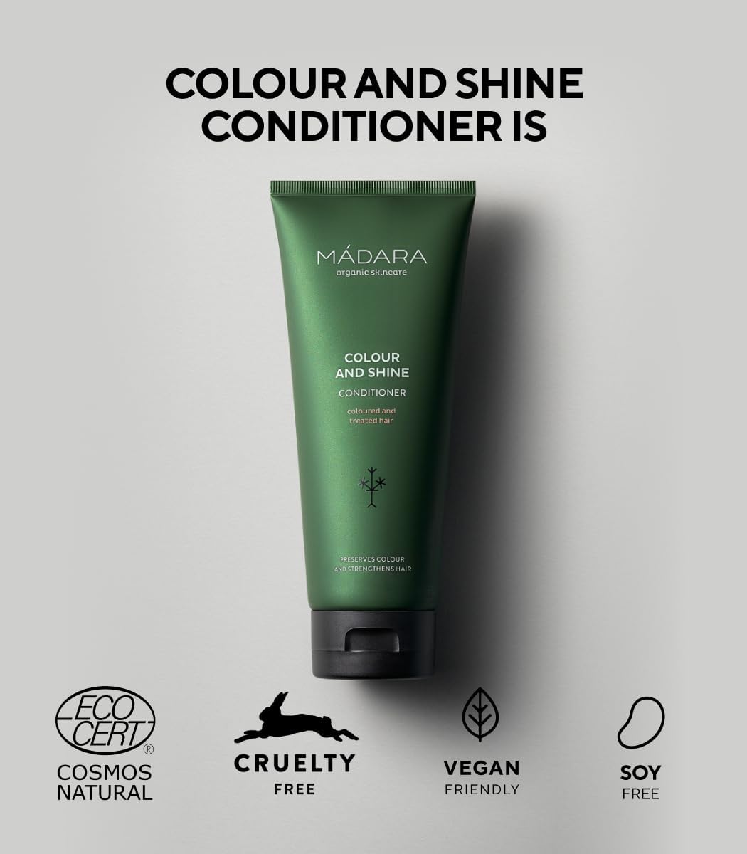 Thumbnail 4 de MÁDARA Organic Skincare Apres Shampoing Couleur Et Brillance – 200 ml