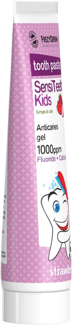Detalle 2 de Frezyderm Oral Hygiene Sensiteeth Kids Toothpaste 1000 ppm – Dentifrice enfant sans gluten ni parabènes