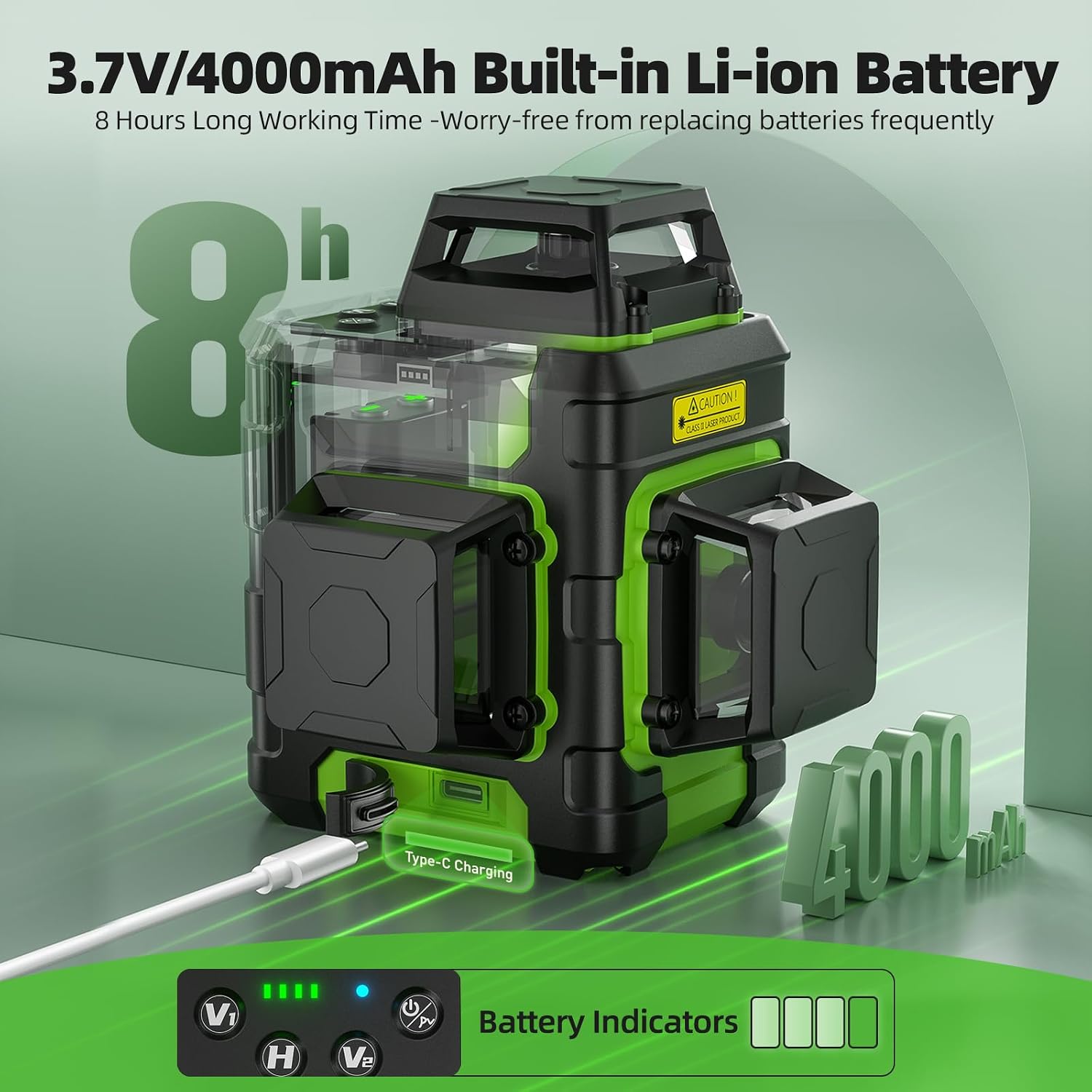 Detalle de Huepar 3D Laser Level HM03CG