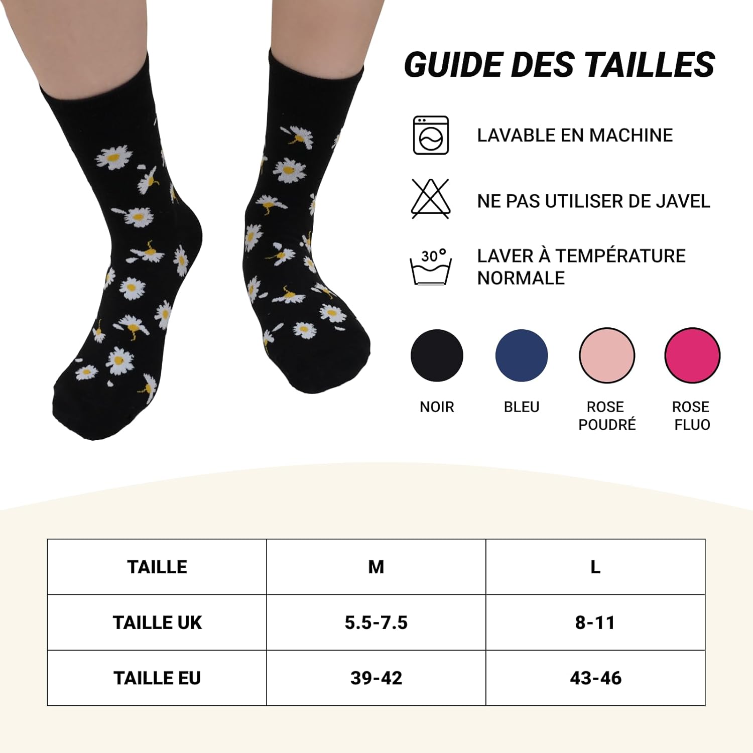 Thumbnail 6 de LOFIR Chaussettes sans élastique 4 paires