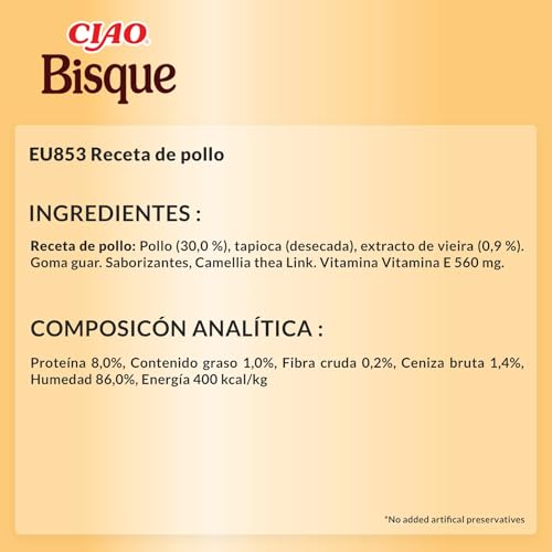 Thumbnail 4 de CHURU Cat Ciao Bisque Pollo 12 x 40 g 🐱