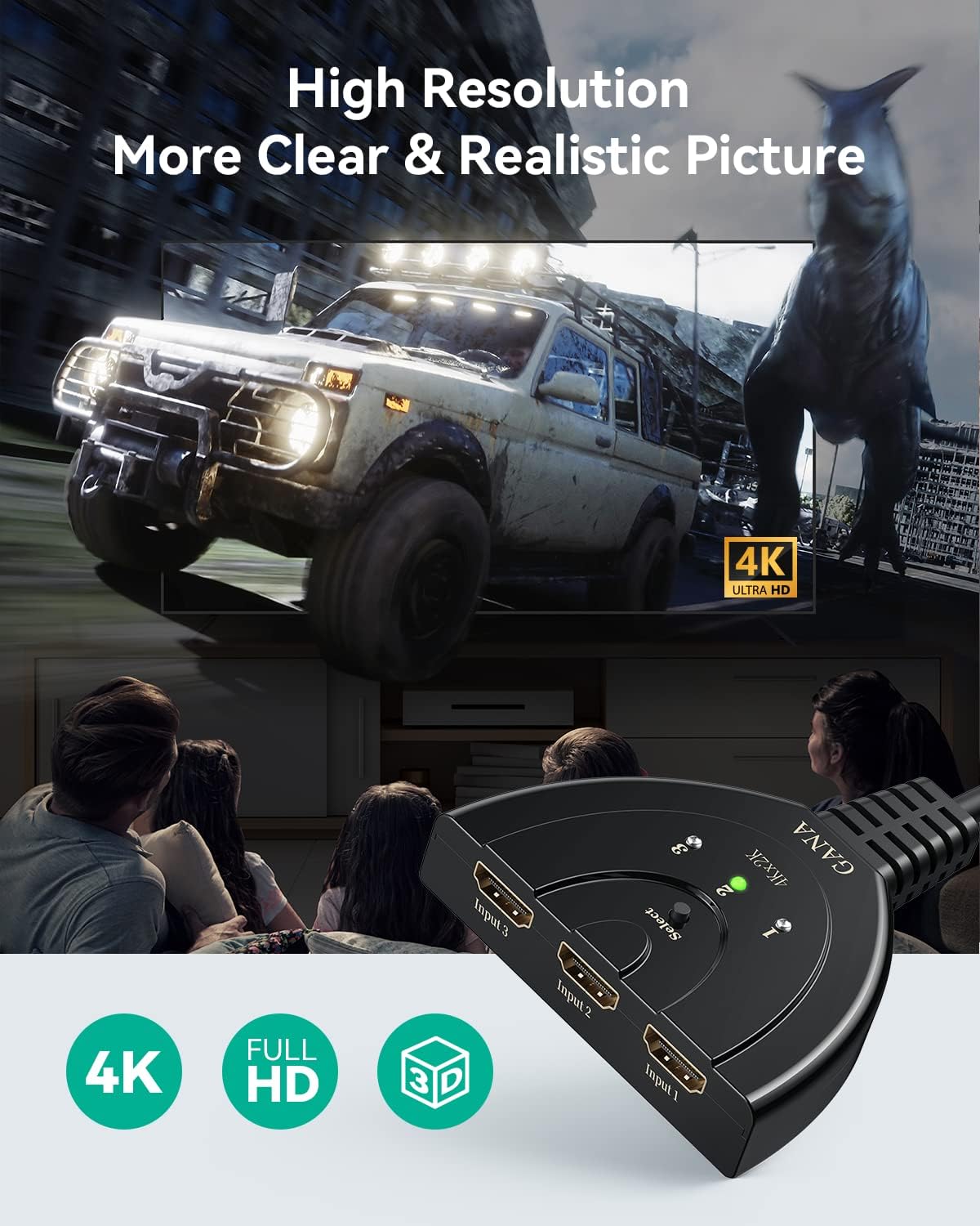 Thumbnail 6 de GANA Switch HDMI 4K