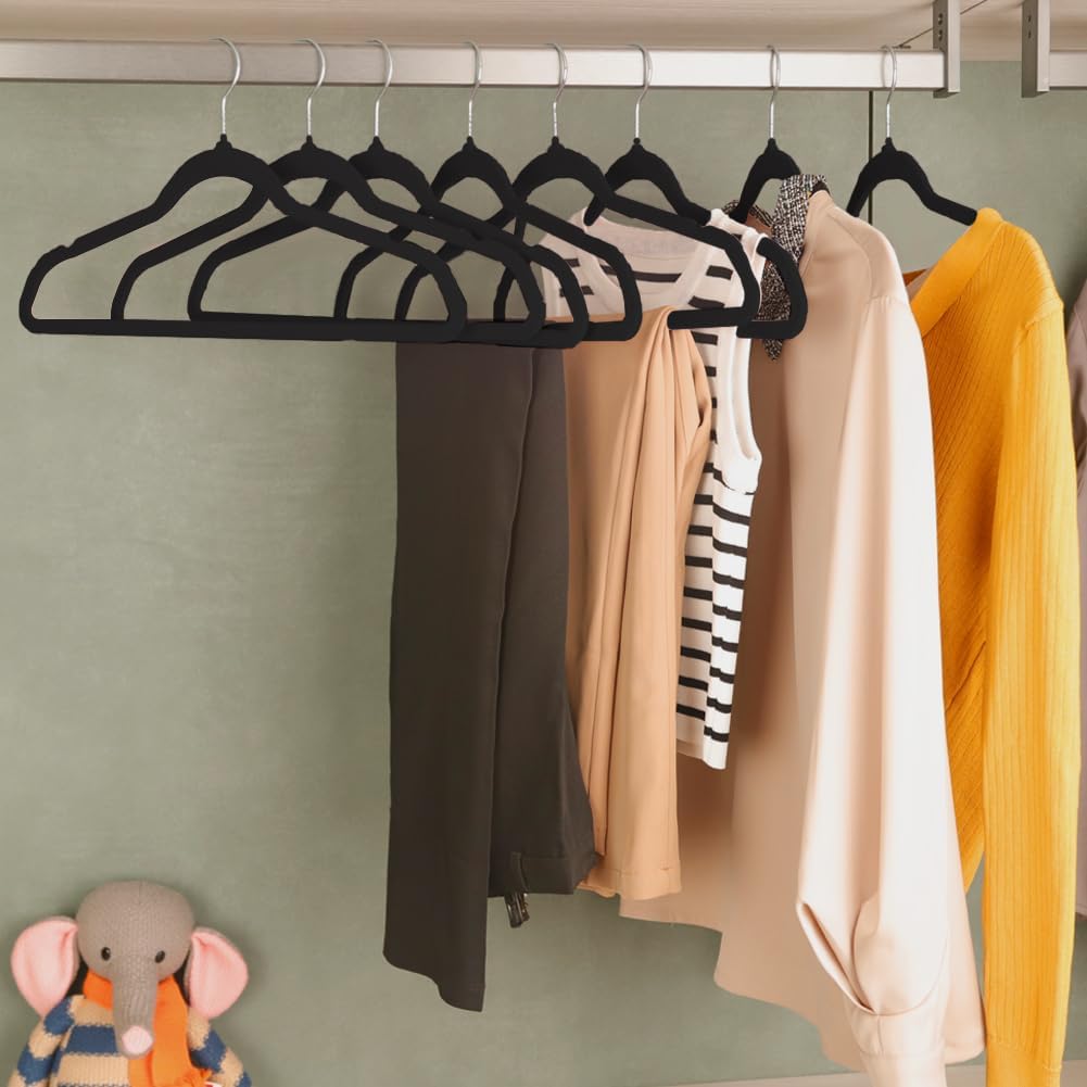 Thumbnail 6 de Stormix Velvet Clothes Hangers, 17.3-inch