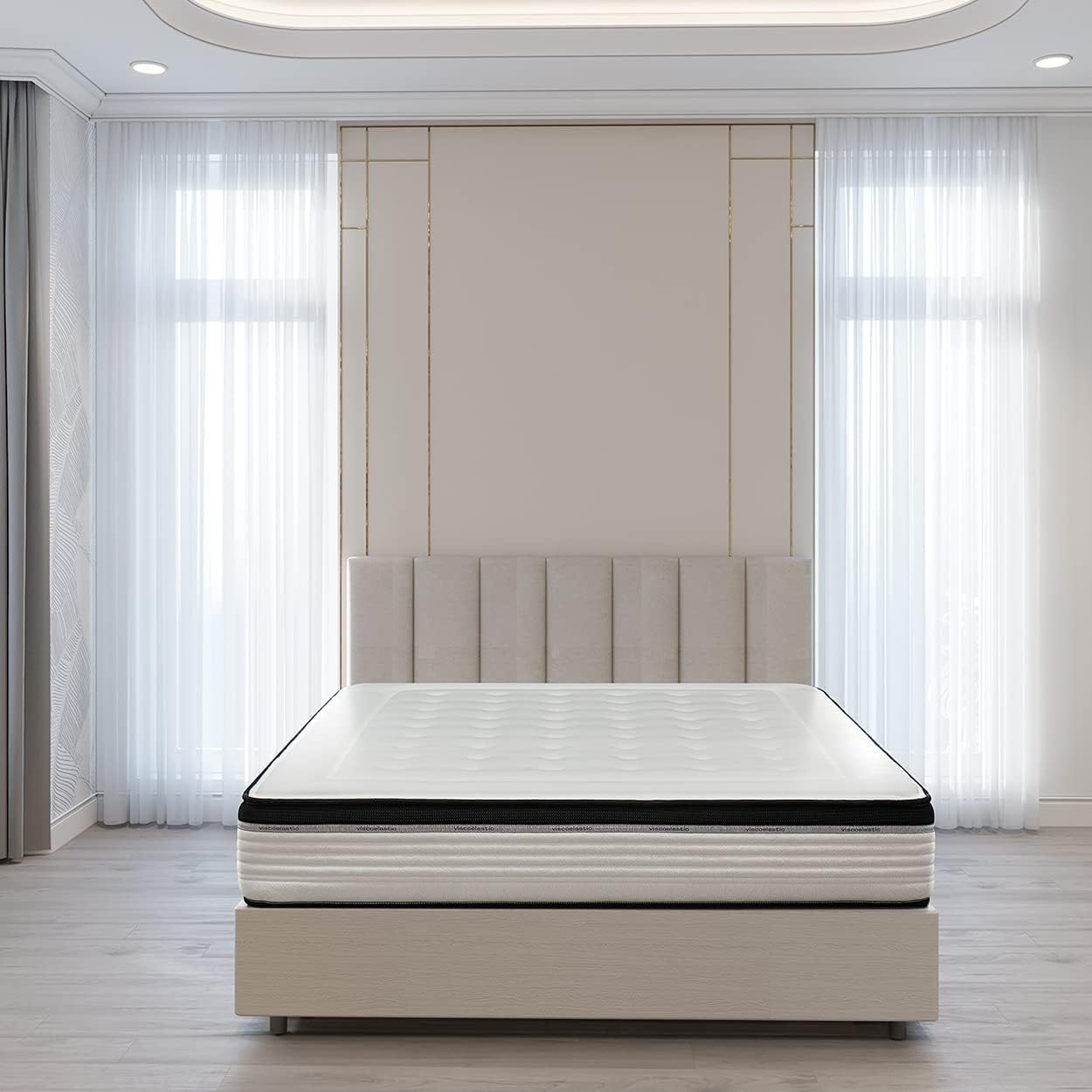 Detalle 2 de Kuo Dream - Orsay Spring: materasso a molle insacchettate 90 x 180 cm, ergonomico e traspirante
