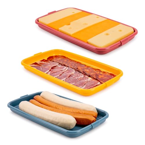 Thumbnail 6 de IBILI Set de 4 Tapers para Embutidos y Fiambres | 24,8 × 14,4 × 3,3 cm, BPA-free