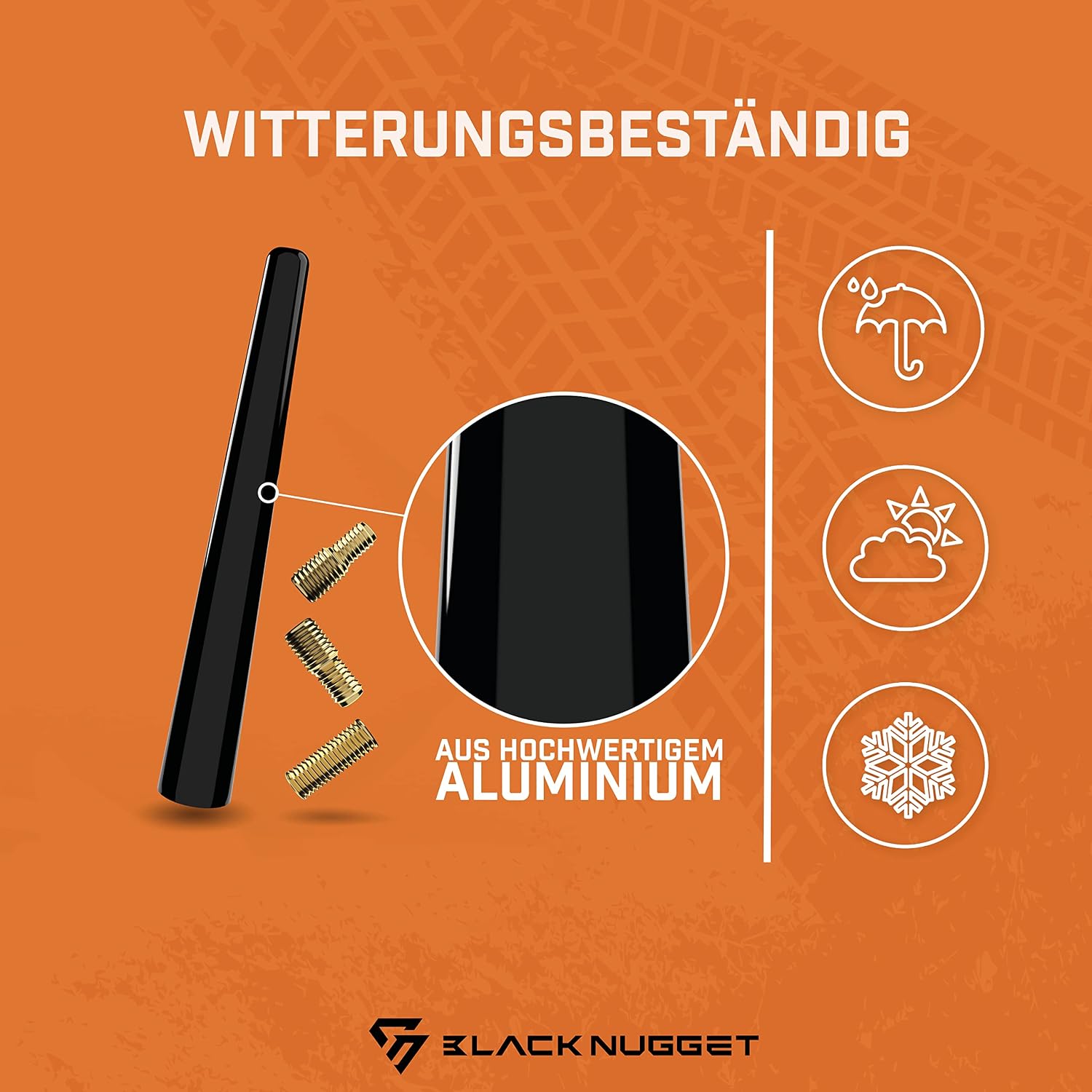 Thumbnail 5 de BlackNugget Autoantenne 9 cm Universal