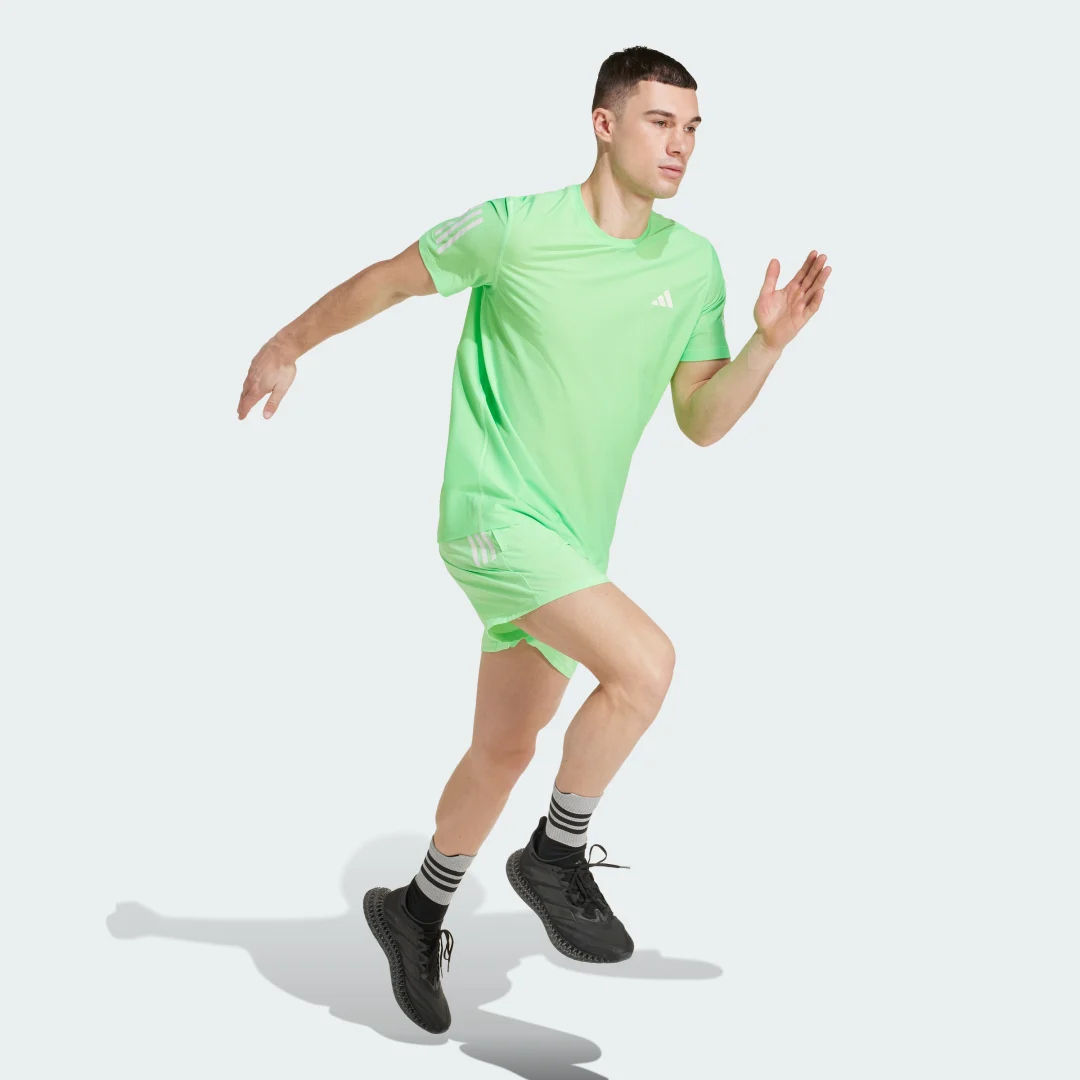 Thumbnail 2 de Camiseta Own the Run de Adidas, Verde: una opción clara para entrenar con estilo