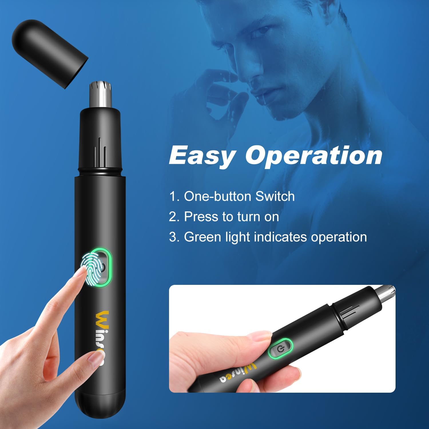 Detalle de Winsea Precision Nose Hair Trimmer 8000 RPM