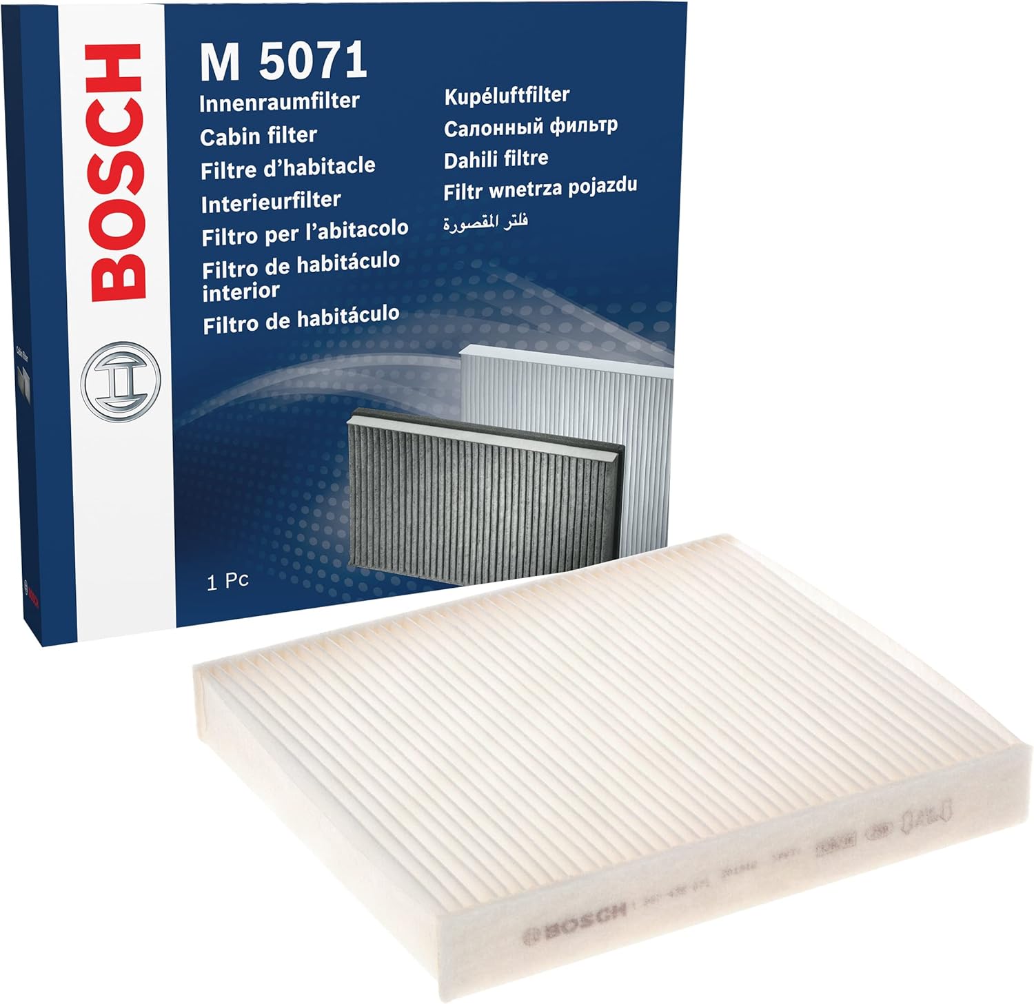 Detalle de Bosch M5071 Standard Cabin Filter – Replacement Filter for Cleaner Cabin Air
