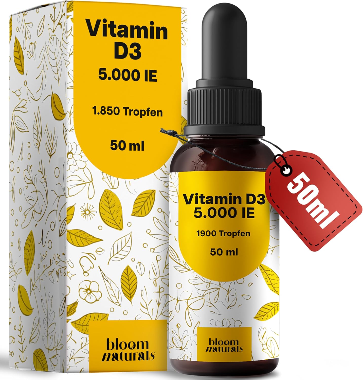 Detalle de Vitamin D3 Tropfen Hochdosiert 5000 IE