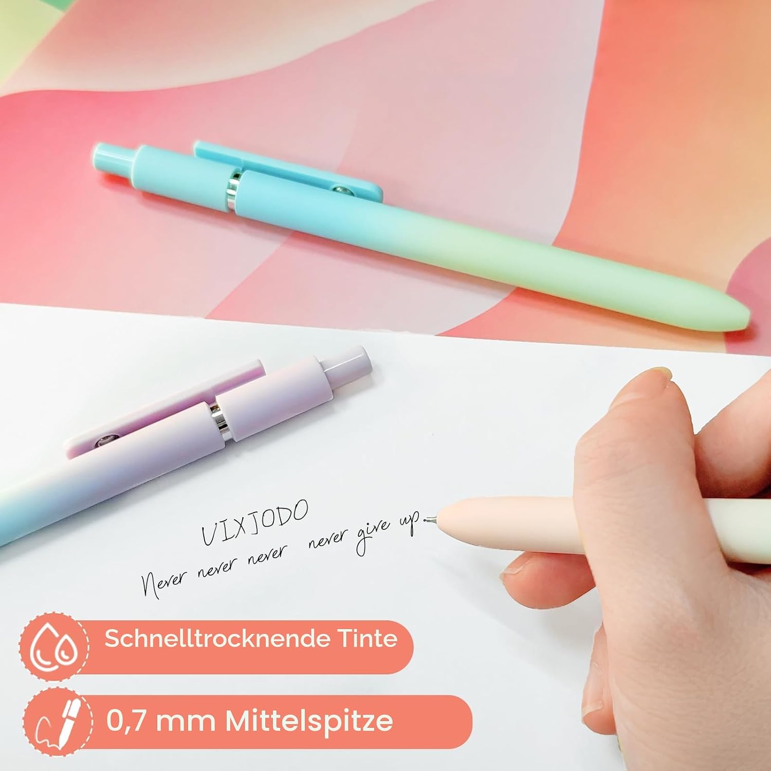 Thumbnail 2 de UIXJODO Gelschreiber 0,7 mm für Notizen