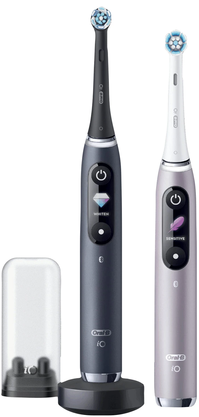 Thumbnail 7 de Oral-B iO9n Doppelpack Rose Quartz & Onyx Schwarz