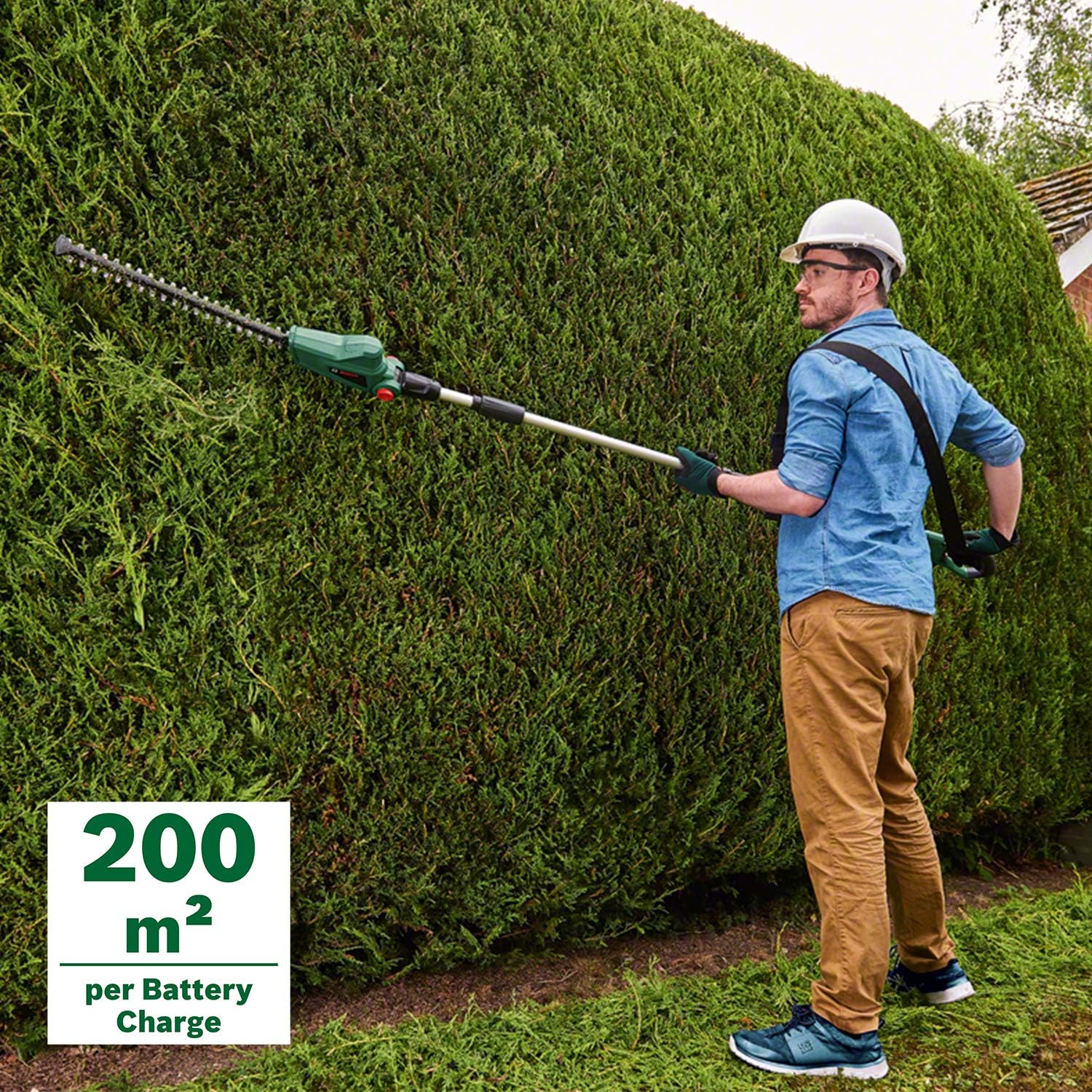 Detalle de Bosch taille-haies télescopique sans fil UniversalHedgePole 18 (1 batterie 18V)