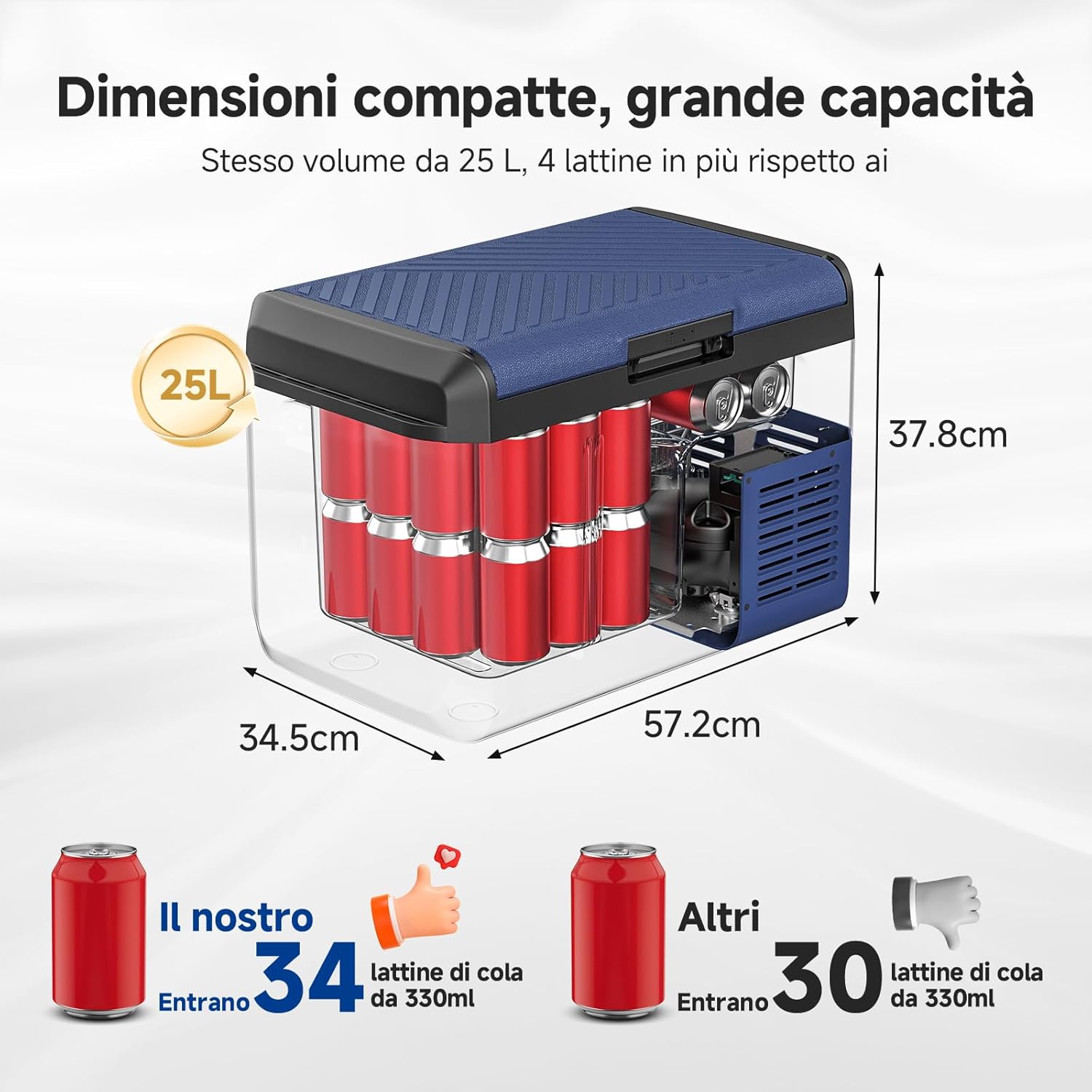 Detalle 1 de AAOBOSI Frigo Portatile 25L -20°C