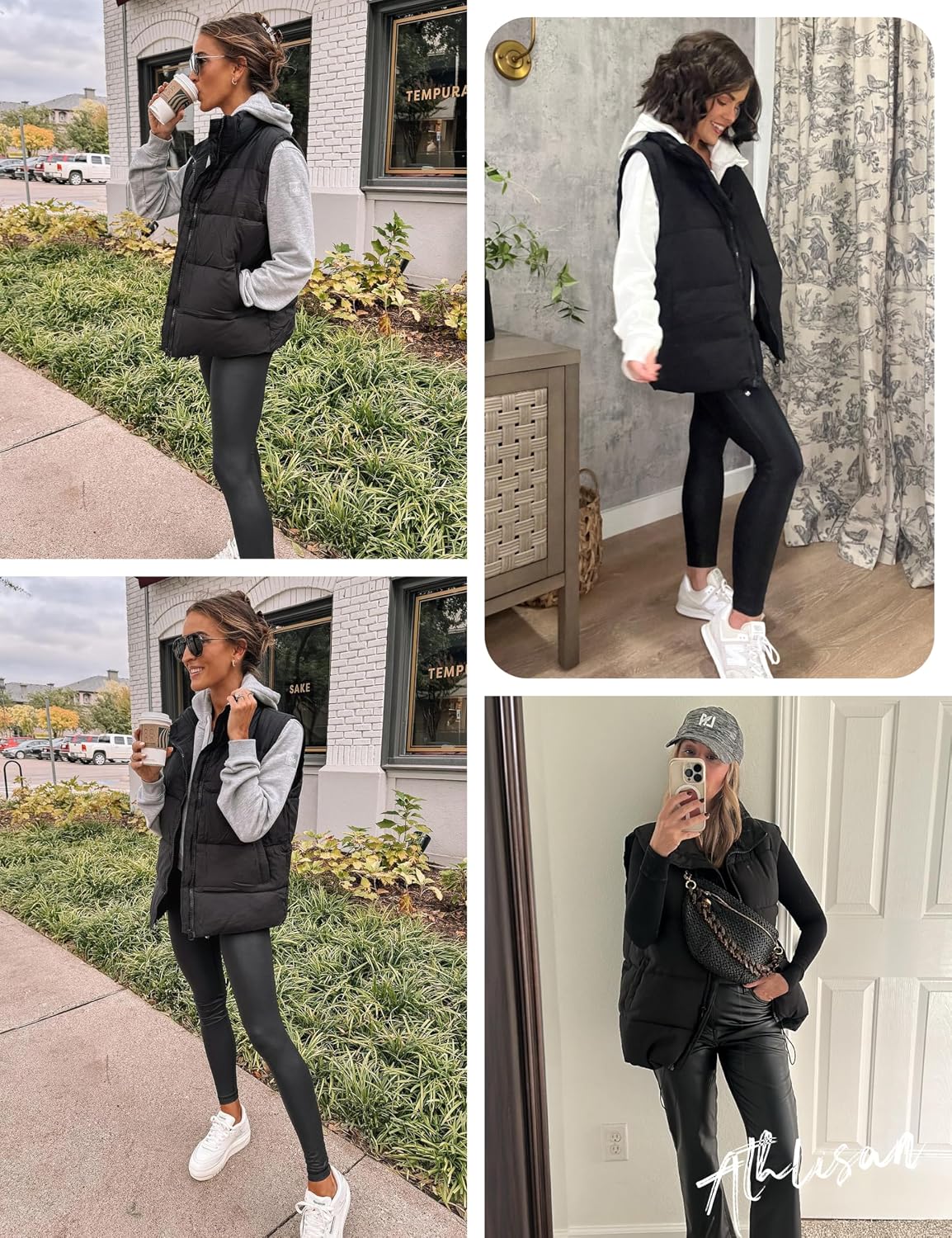 Thumbnail 5 de Athlisan Zip Up Puffer Vest 47.2"