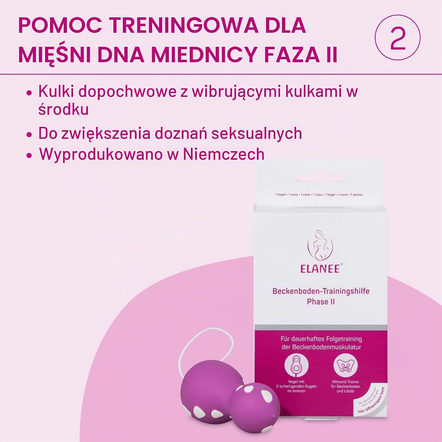 Thumbnail 4 de ELANEE 760-00 zestaw do treningu dna miednicy – faza I i II, hydrożel