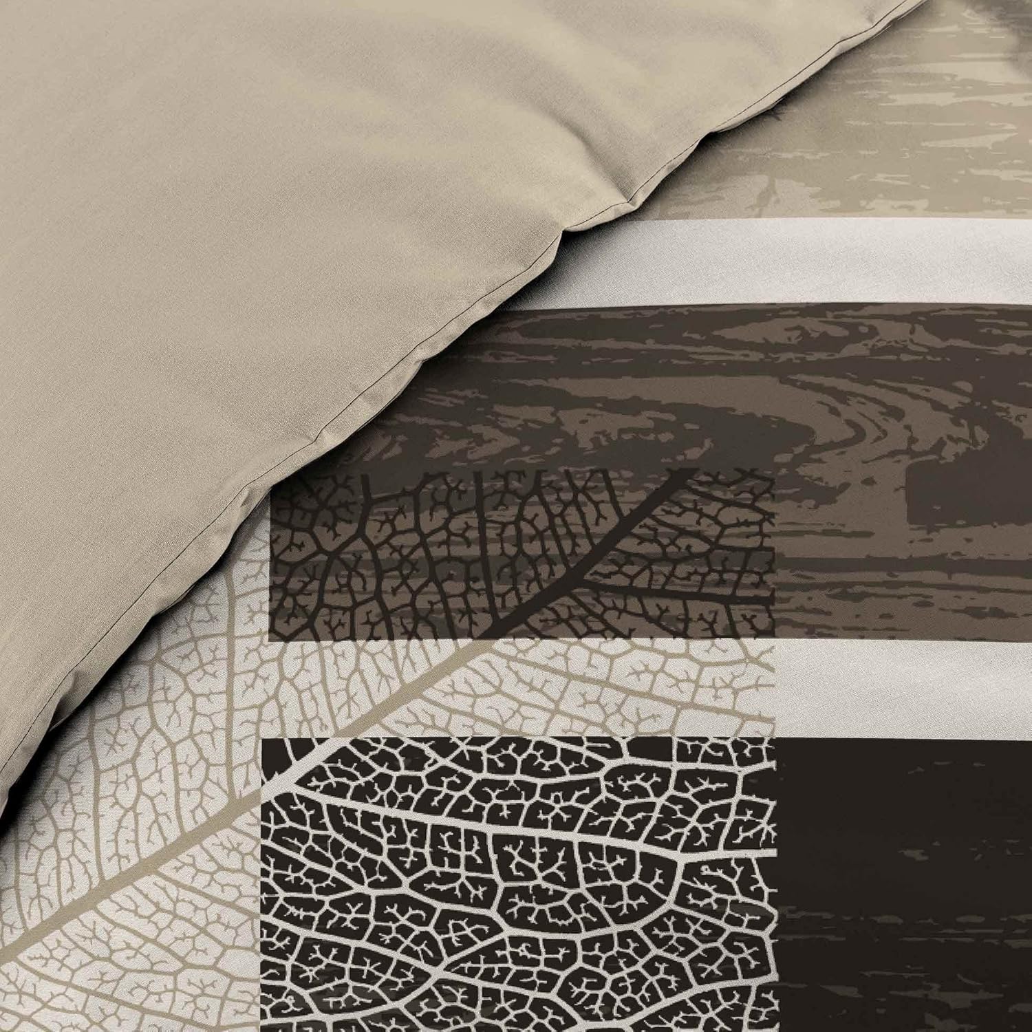 Thumbnail 3 de DOUCEUR D'INTERIEUR – Parure de lit 3 pièces en coton imprimé 240 x 260 cm (2 taies 63 x 63 cm)