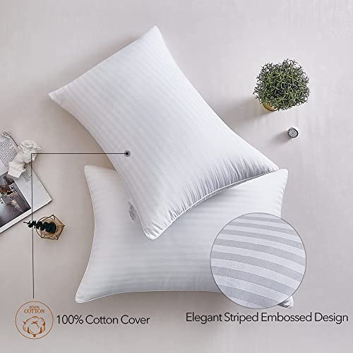 Detalle de Adam Home Pillows 4 Pack – Hotel Quality Side Sleeper Pillows, Hypoallergenic & Dust Mmite Resistant