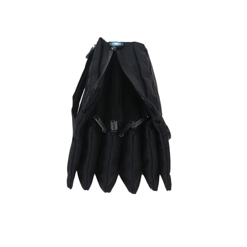 Detalle 2 de Grafoplás bits & Bobs - Estuche Portatodo Cuádruple 23 cm Negro