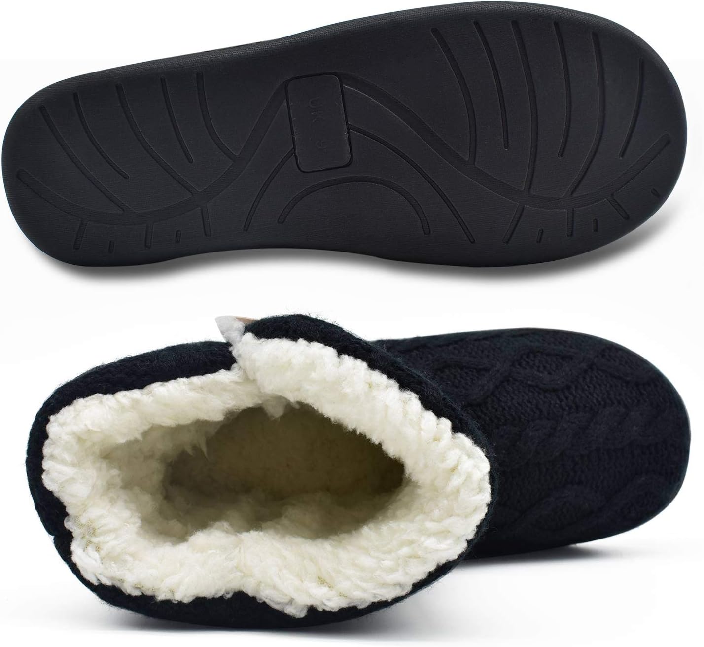 Detalle 2 de ONCAI Zapatillas de casa mujer Lana forrada