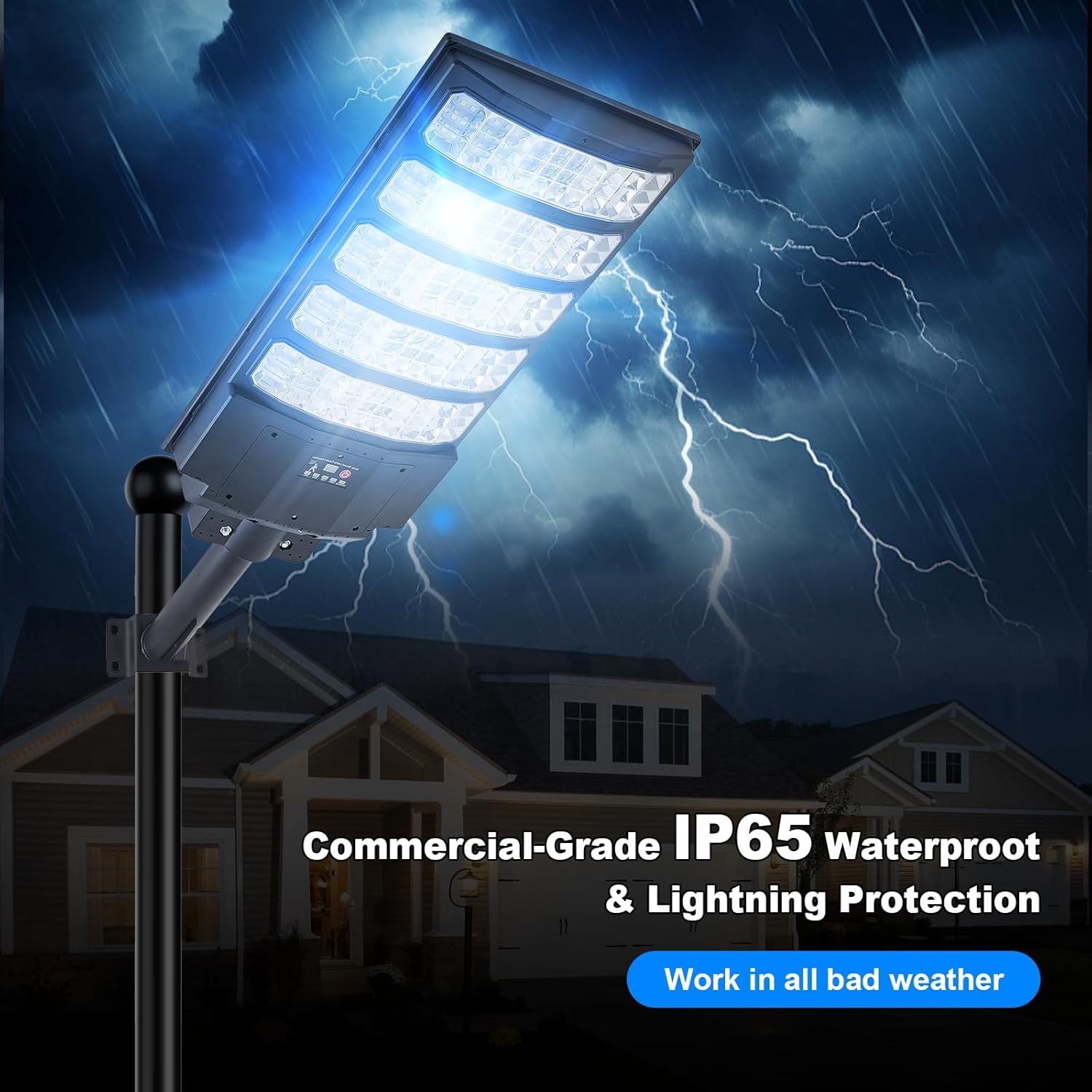 Detalle 2 de YACAISI 6000W Solar Street Light 8500K