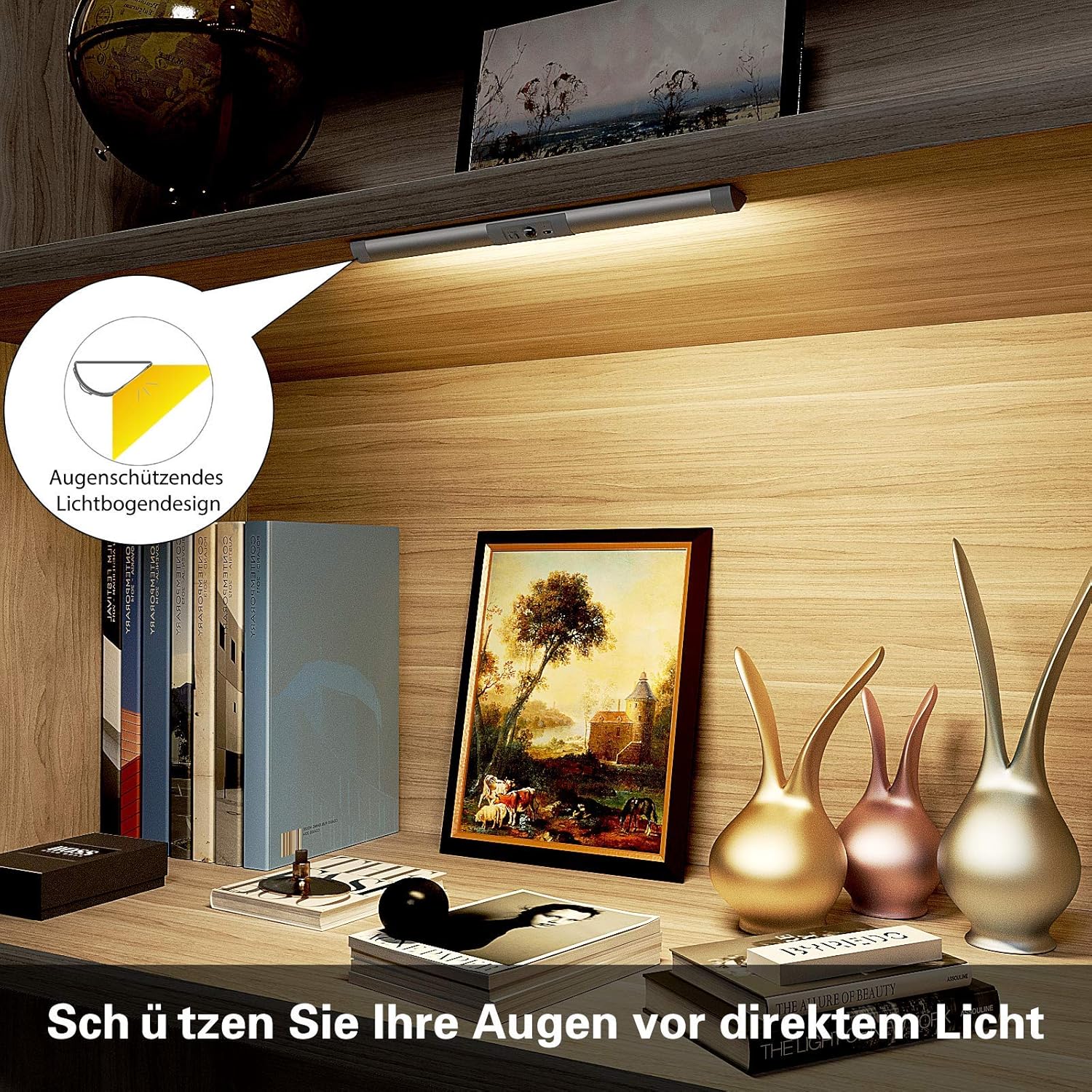 Thumbnail 1 de SIBI LIGHTING SIBI LED Licht mit Bewegungsmelder (USB, 4000 K) – 2er-Set für Schrank, Flur & Treppe