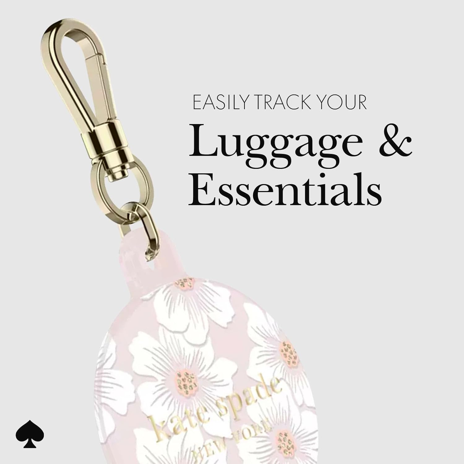 Detalle 2 de kate spade new york AirTag Holder Hollyhock Cream