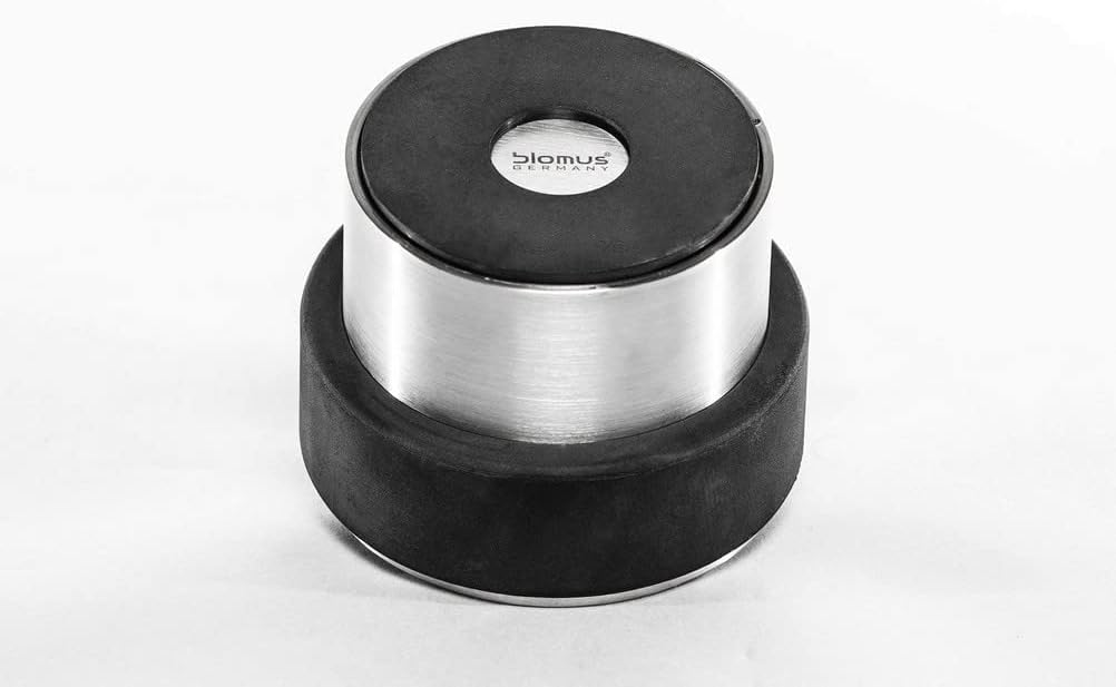 Detalle de Blomus Butoir de porte 2 kg – acier inoxydable et caoutchouc, protection et stabilité