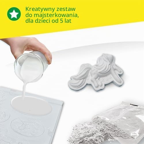 Detalle de SES Creative 01359 – zestaw do odlewania i malowania gipsowych jednorożców