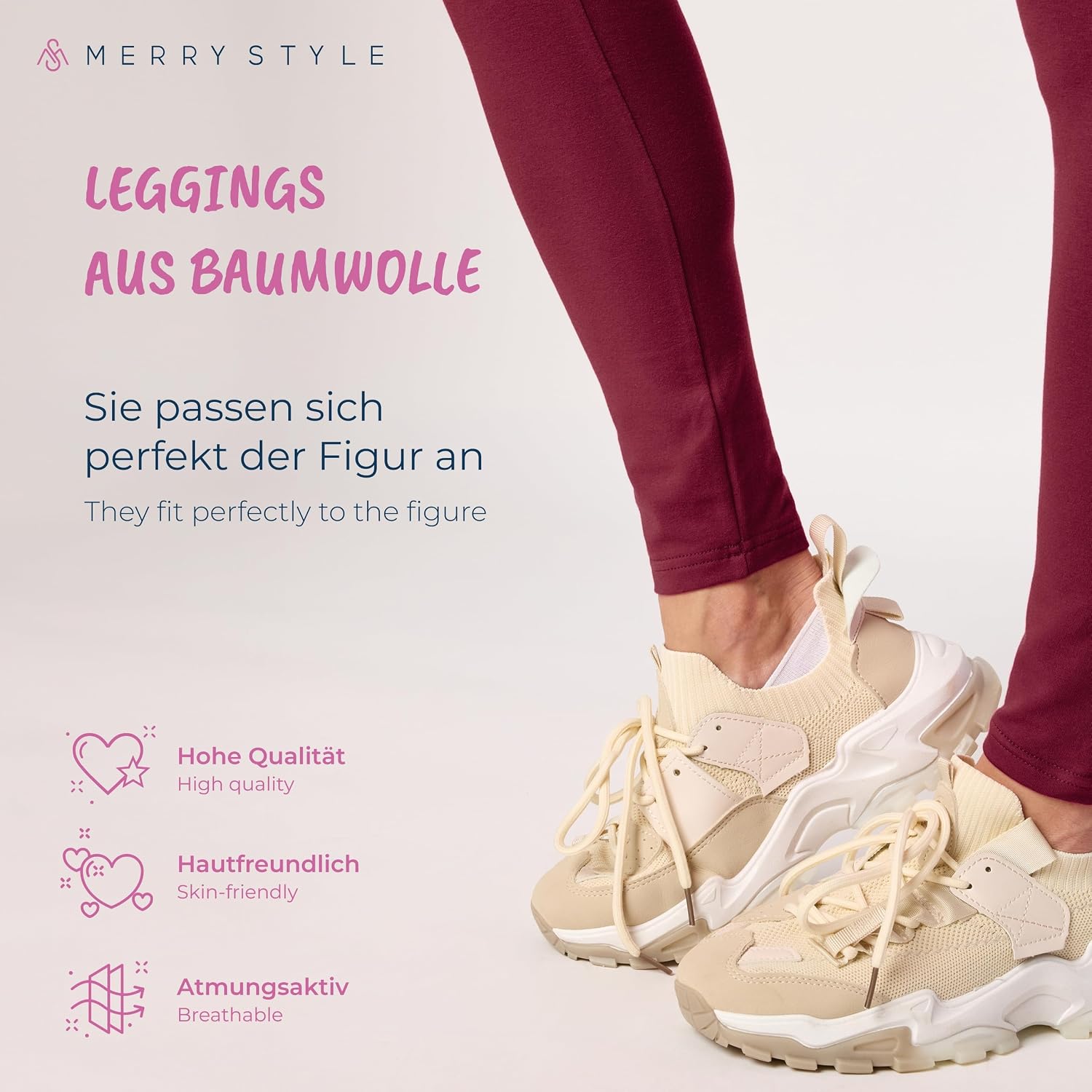 Thumbnail 3 de Merry Style MS10-198 lange dameslegging met hoge taille, set van 2