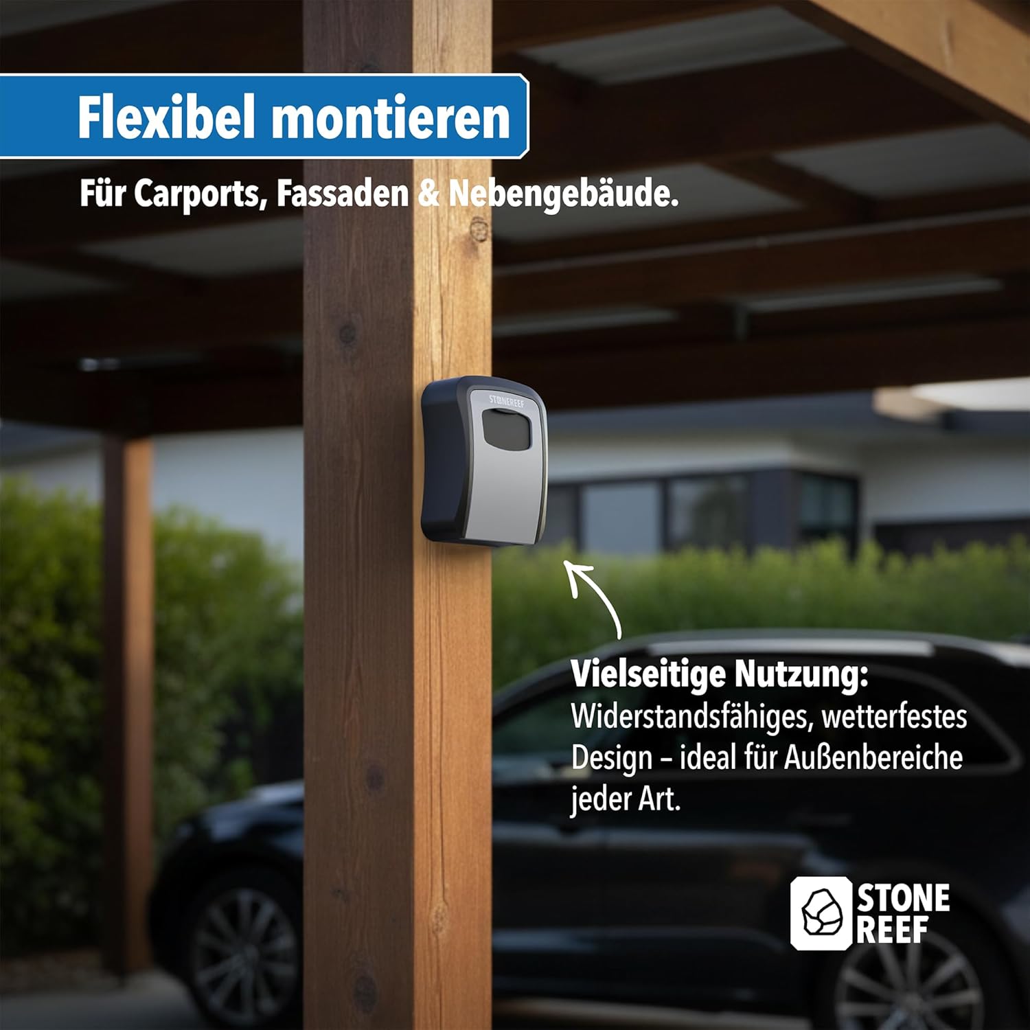 Thumbnail 4 de Schlüsselbox mit Zahlencode für außen