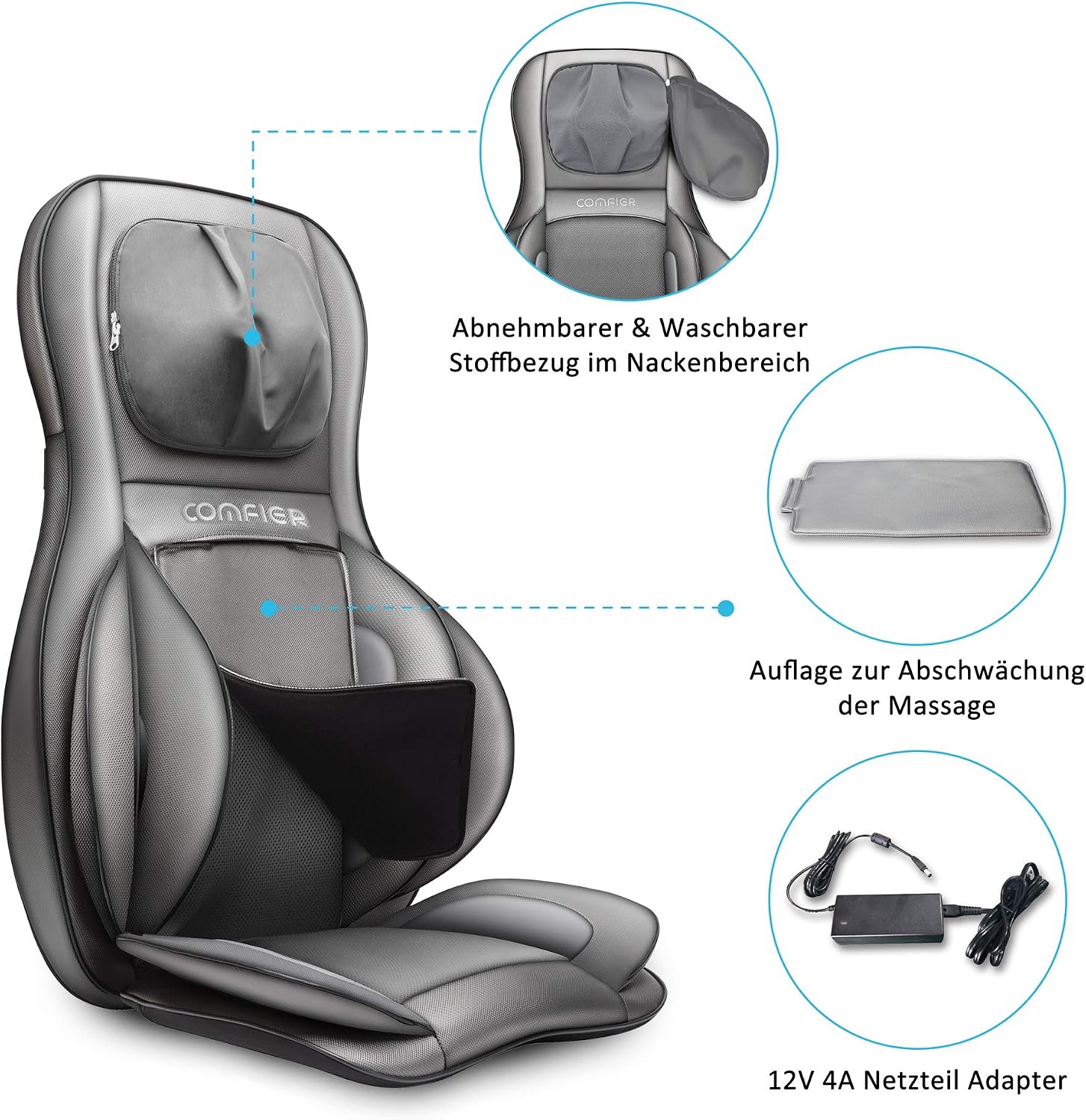 Thumbnail 6 de Shiatsu Massagesitzauflage für Rücken, 15 Min