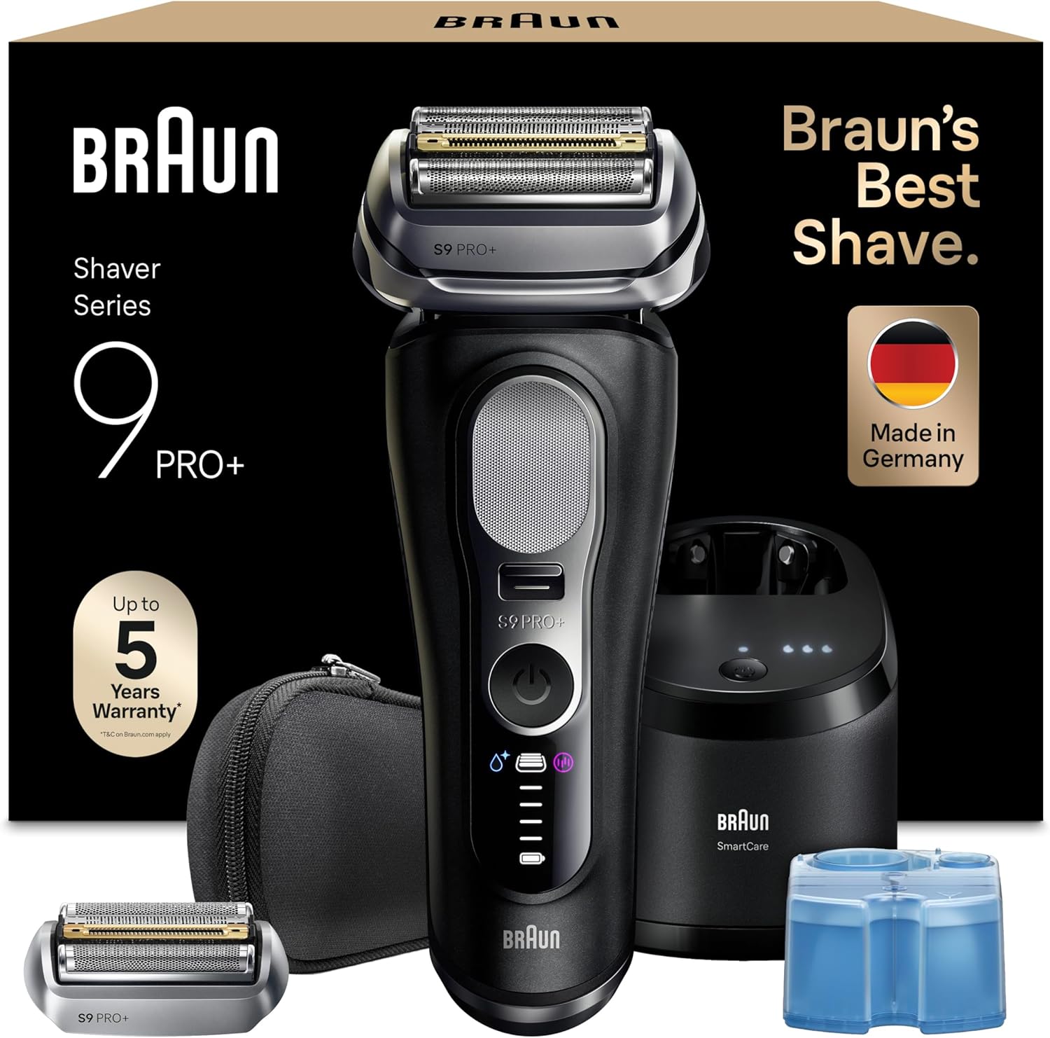 Detalle de Braun Serie 9 PRO 9660CCPS Rasoio elettrico 60 Min