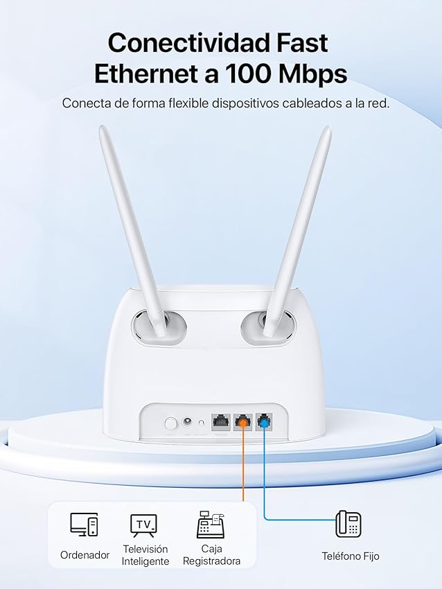 Thumbnail 1 de Tenda 4G06 Router 4G VoLTE 📶 Conecta 32 Dispositivos