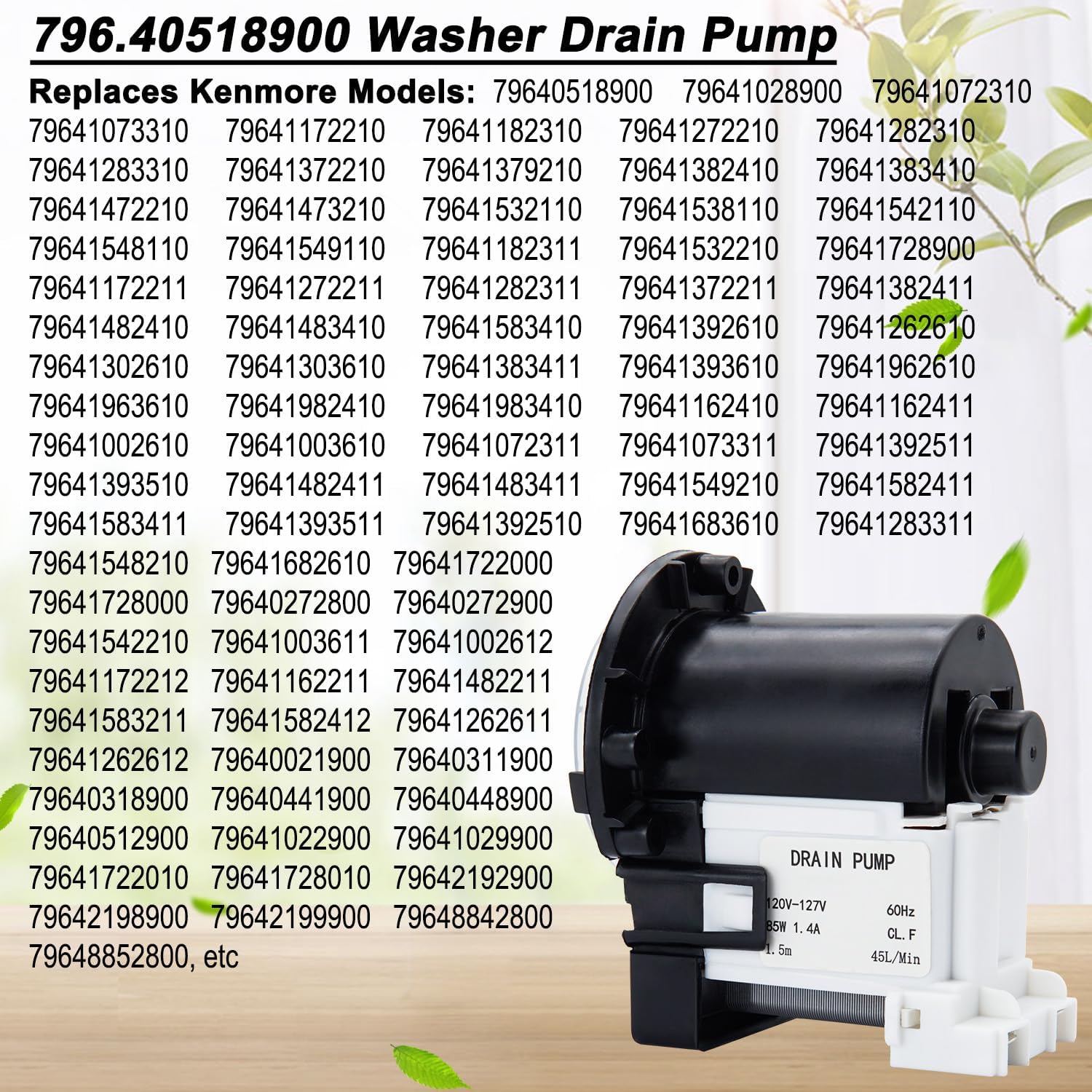 Thumbnail 1 de SupHomie 796.41283310, 796.41372210 & 796.41379210 Washer Drain Pump