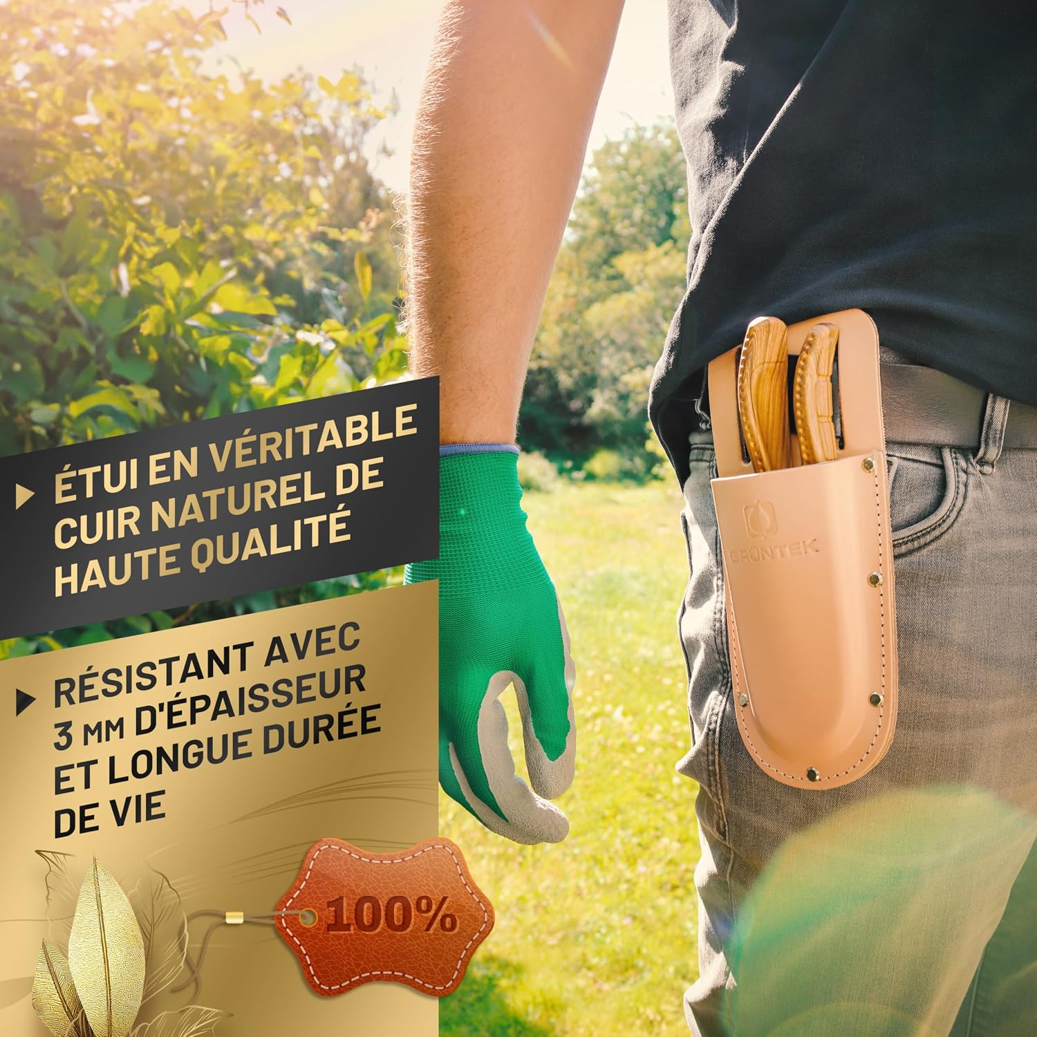 Thumbnail 5 de GRÜNTEK Sécateur de jardin 210 mm ✂