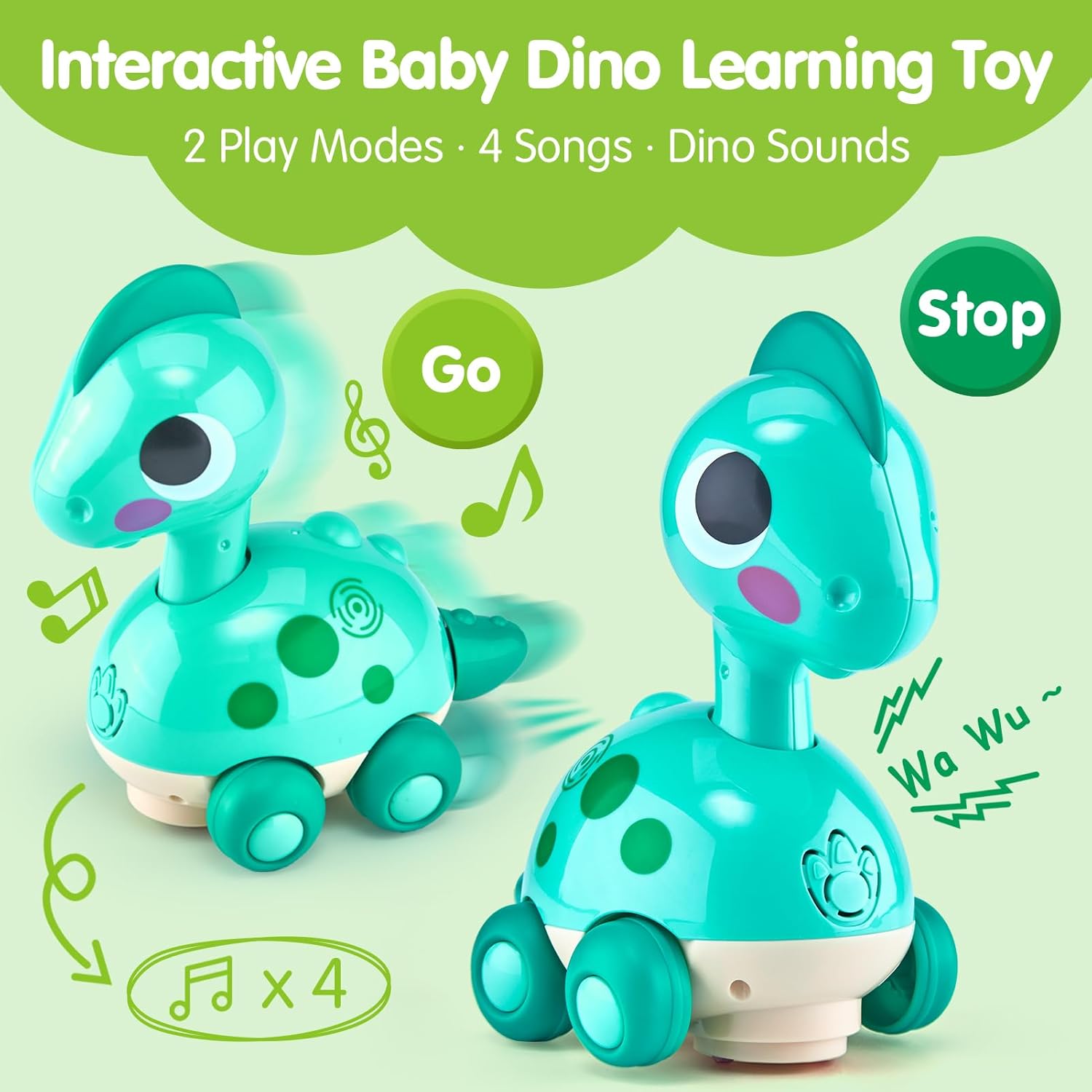 Thumbnail 1 de CubicFun Baby Crawling Dinosaur 12 months+