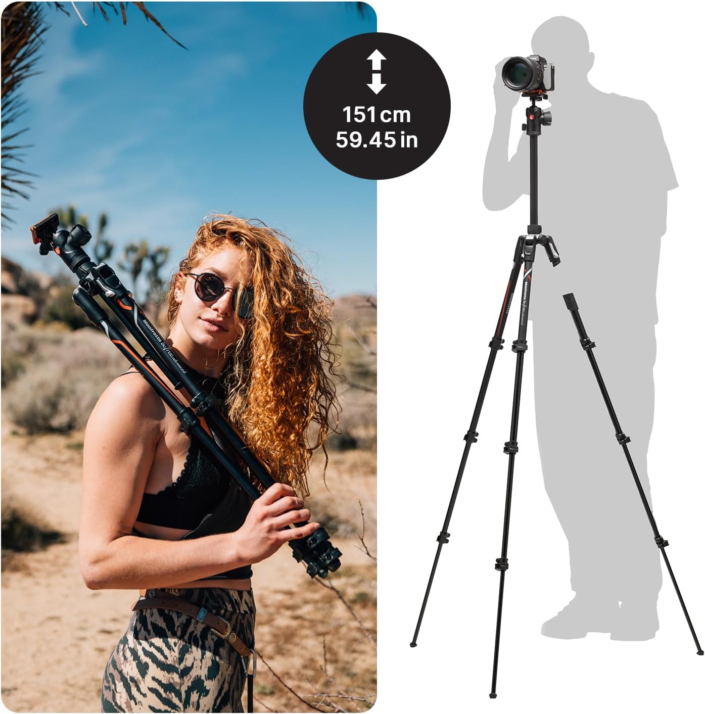 Thumbnail 1 de Manfrotto Befree Advanced aluminium travel tripod