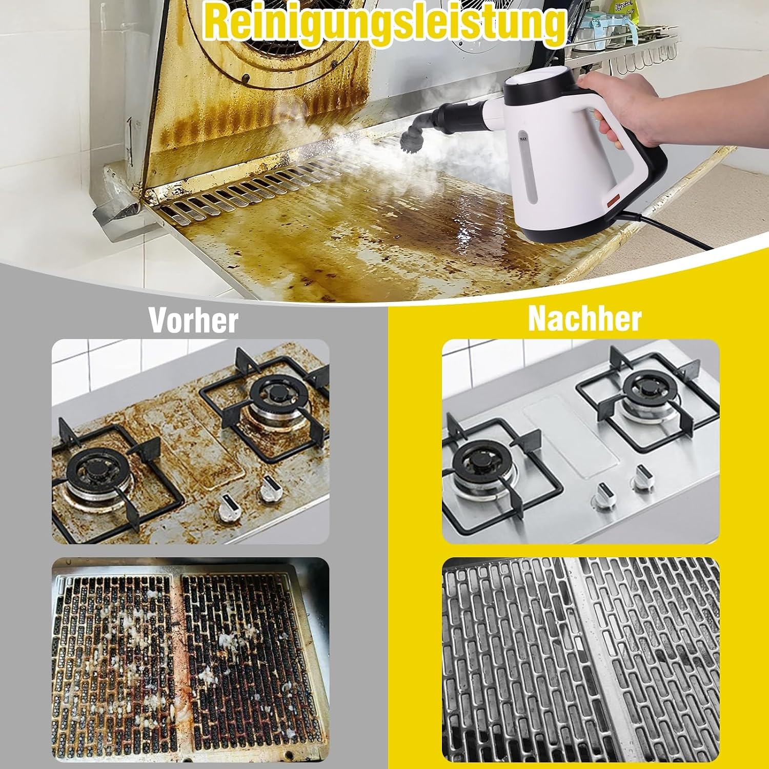 Thumbnail 5 de Fippesax Handdampfreiniger 400 ml Dampfreiniger