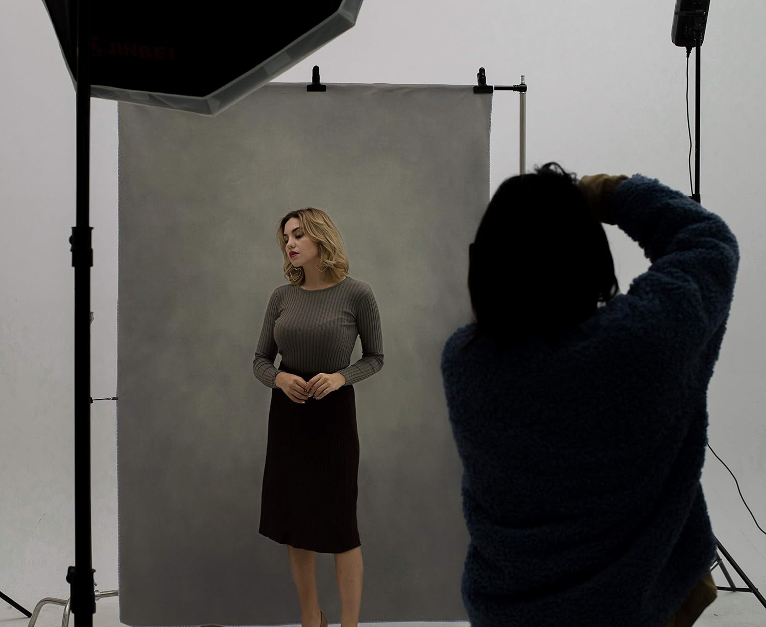 Thumbnail 5 de Kate Backdrop 3x3m Grey Photography Backdrop