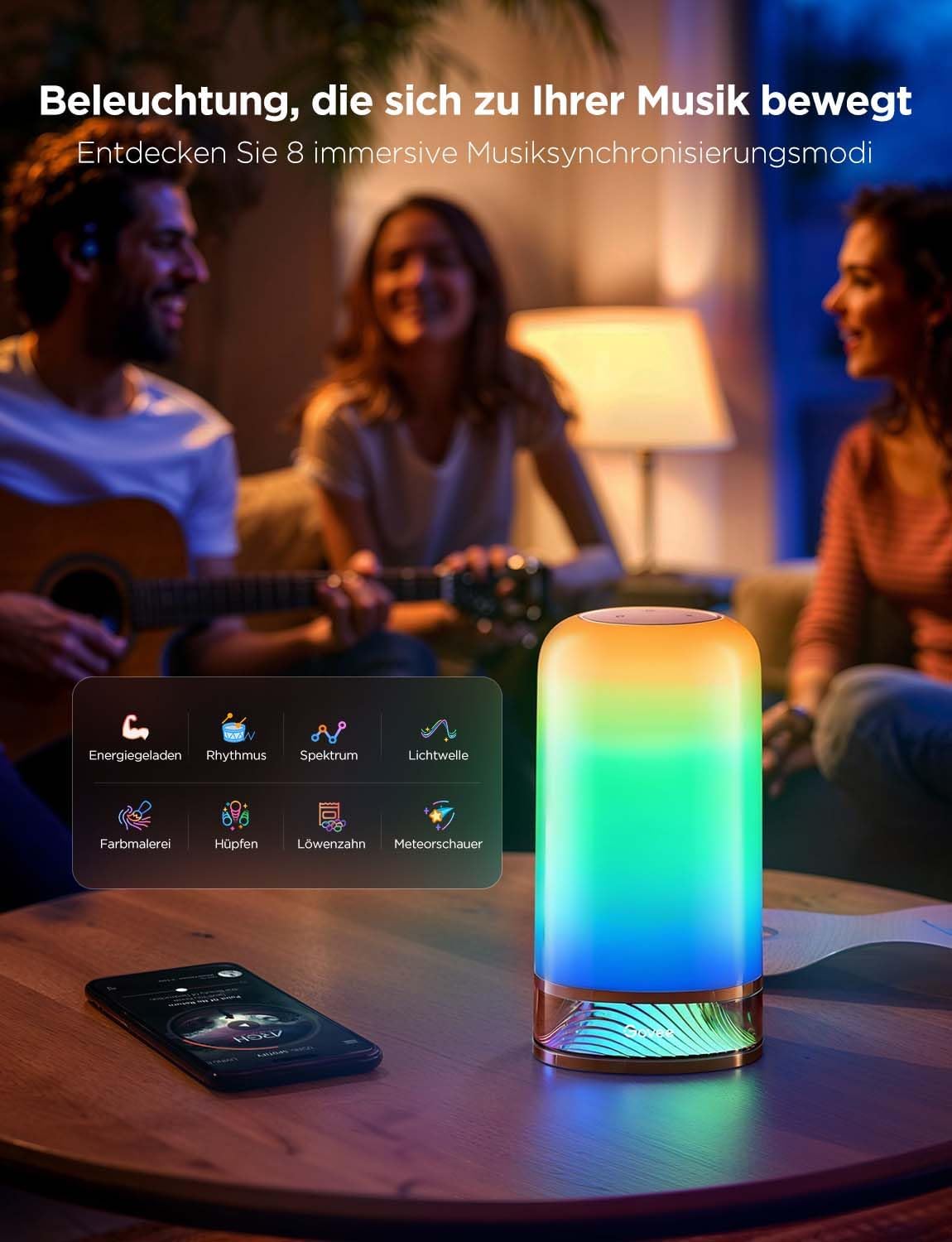 Thumbnail 5 de Govee LED Nachttischlampe 500 Lumen