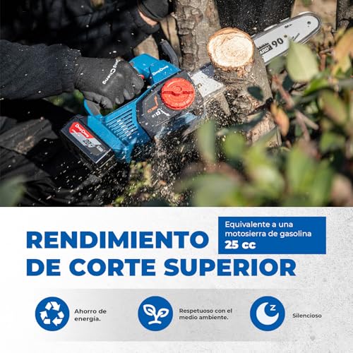 Thumbnail 3 de DongCheng Motosierra inalámbrica 18V con cadena Oregon ⚡