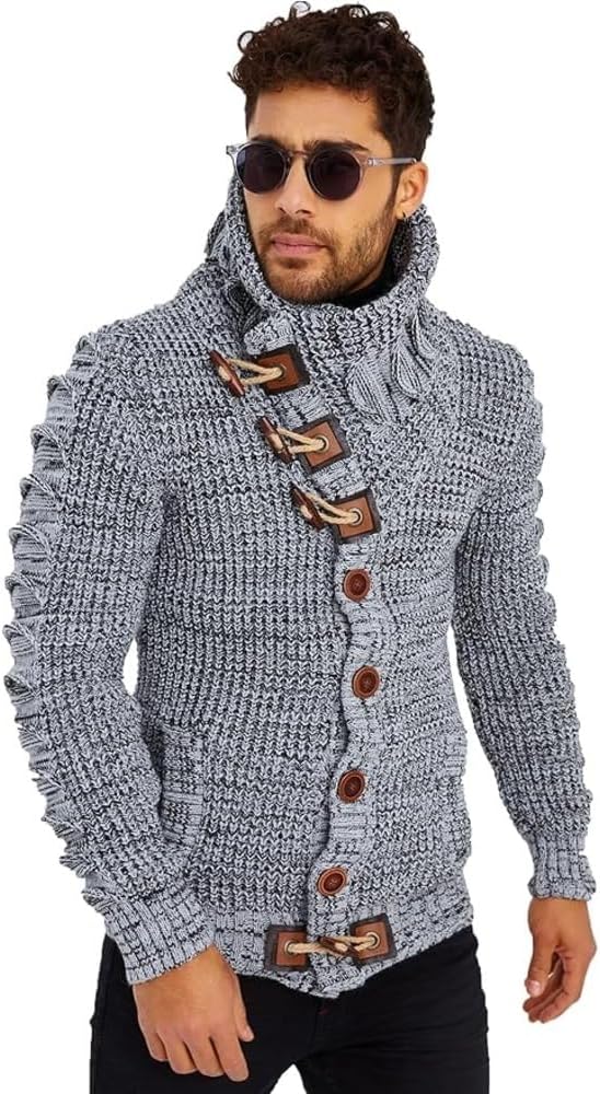 Imagen de Leif Nelson LN-5575 Maglione Uomo con Collo a Scialle en OfertitasTOP