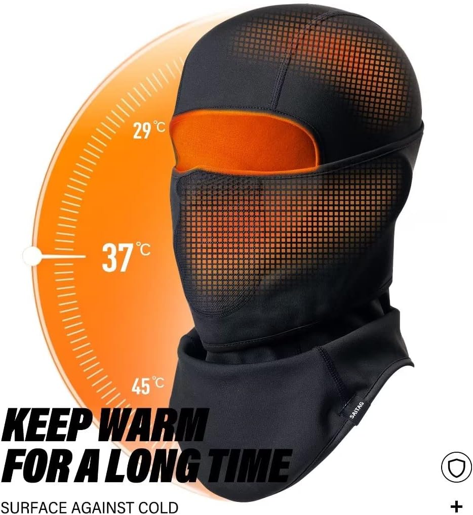 Detalle 1 de SAITAG Balaclava Ski Mask for Winter 🧣