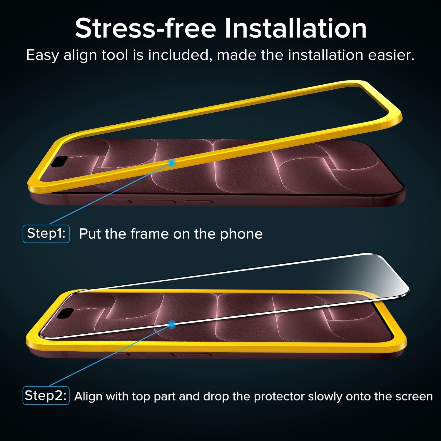 Thumbnail 2 de ivoler iPhone 18/17 Pro Max Screen Protector, 6.9-Inch Tempered Glass 3-Pack