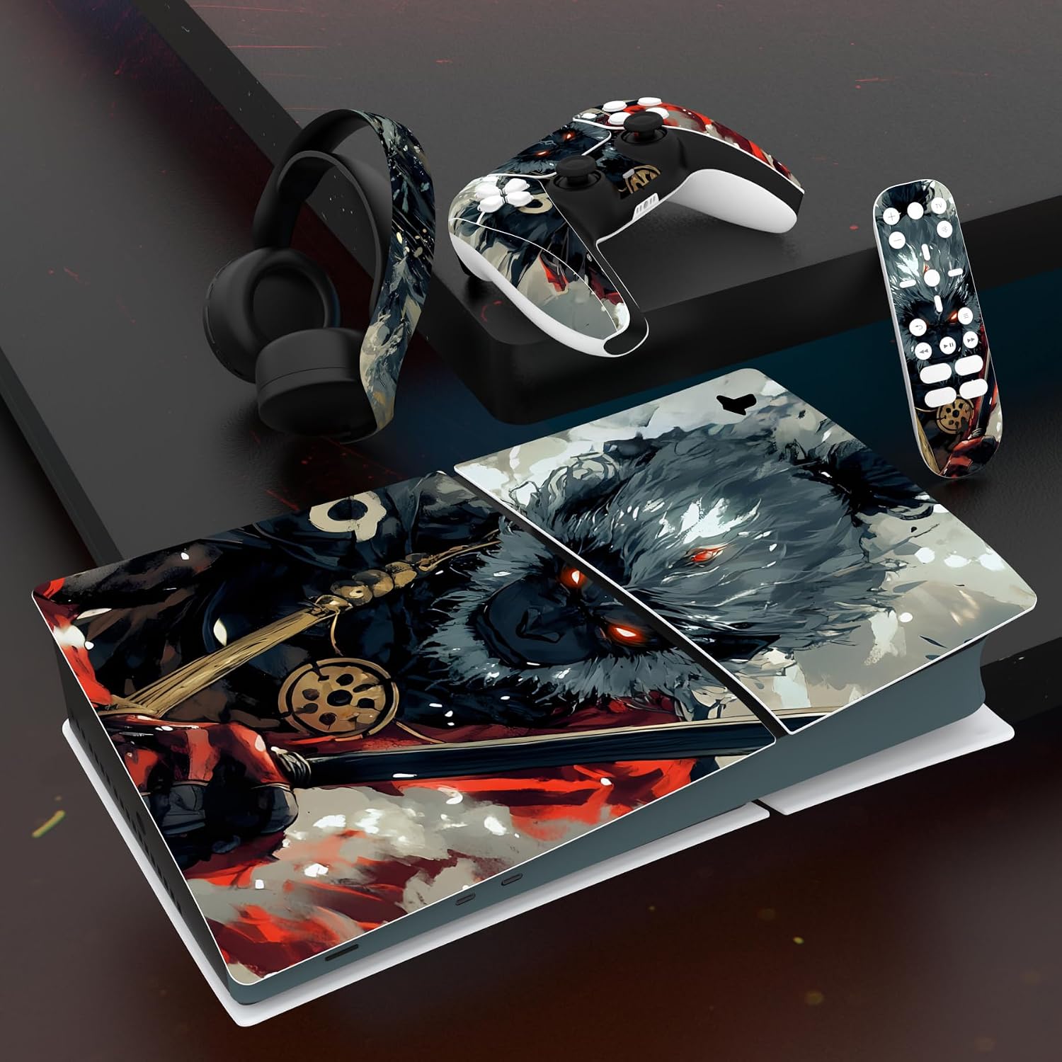 Thumbnail 4 de playvital Full Set Skin for PS5 Slim Fallen Wukong